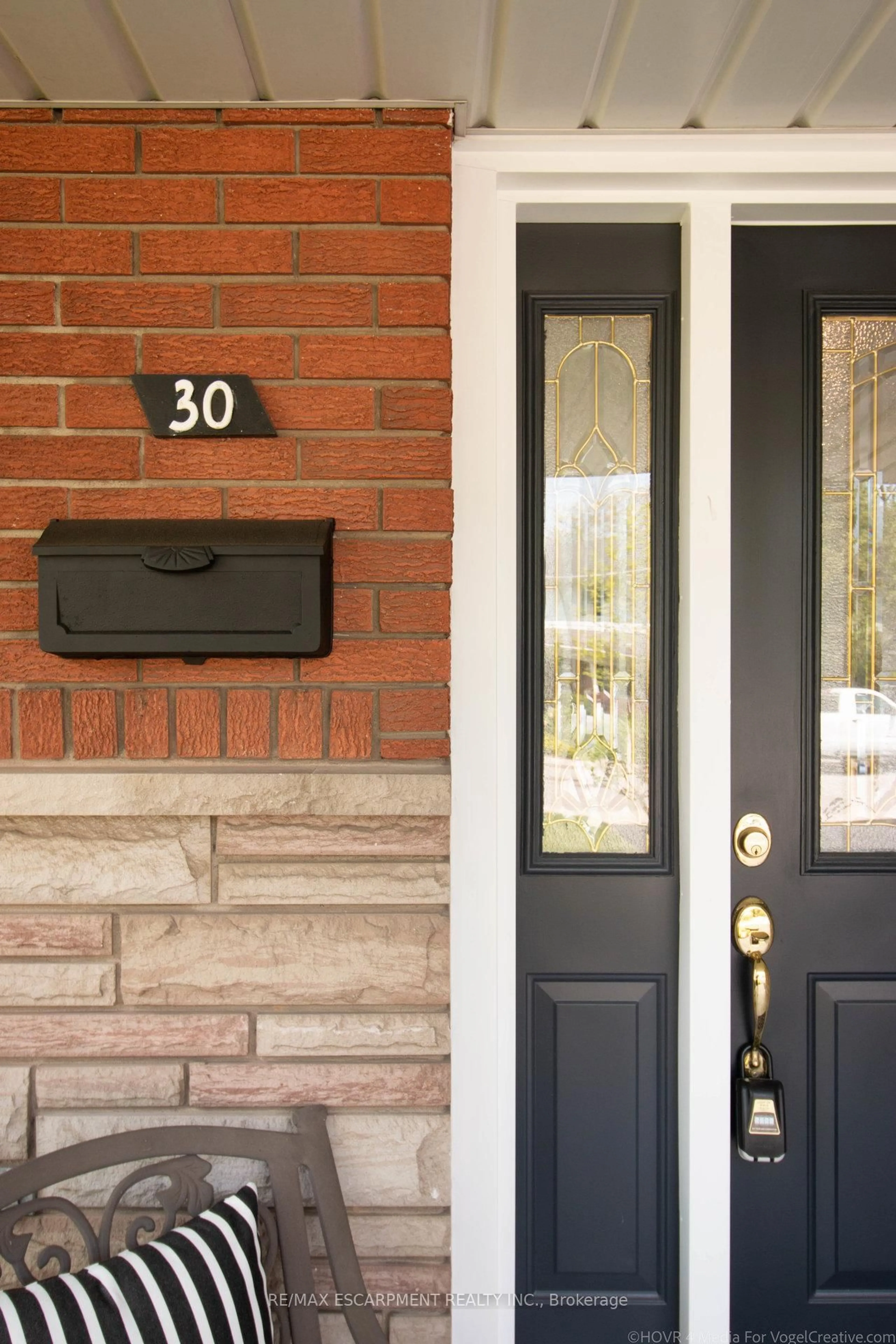 Home with brick exterior material, street for 30 Donlea Dr, Hamilton Ontario L8T 1K3