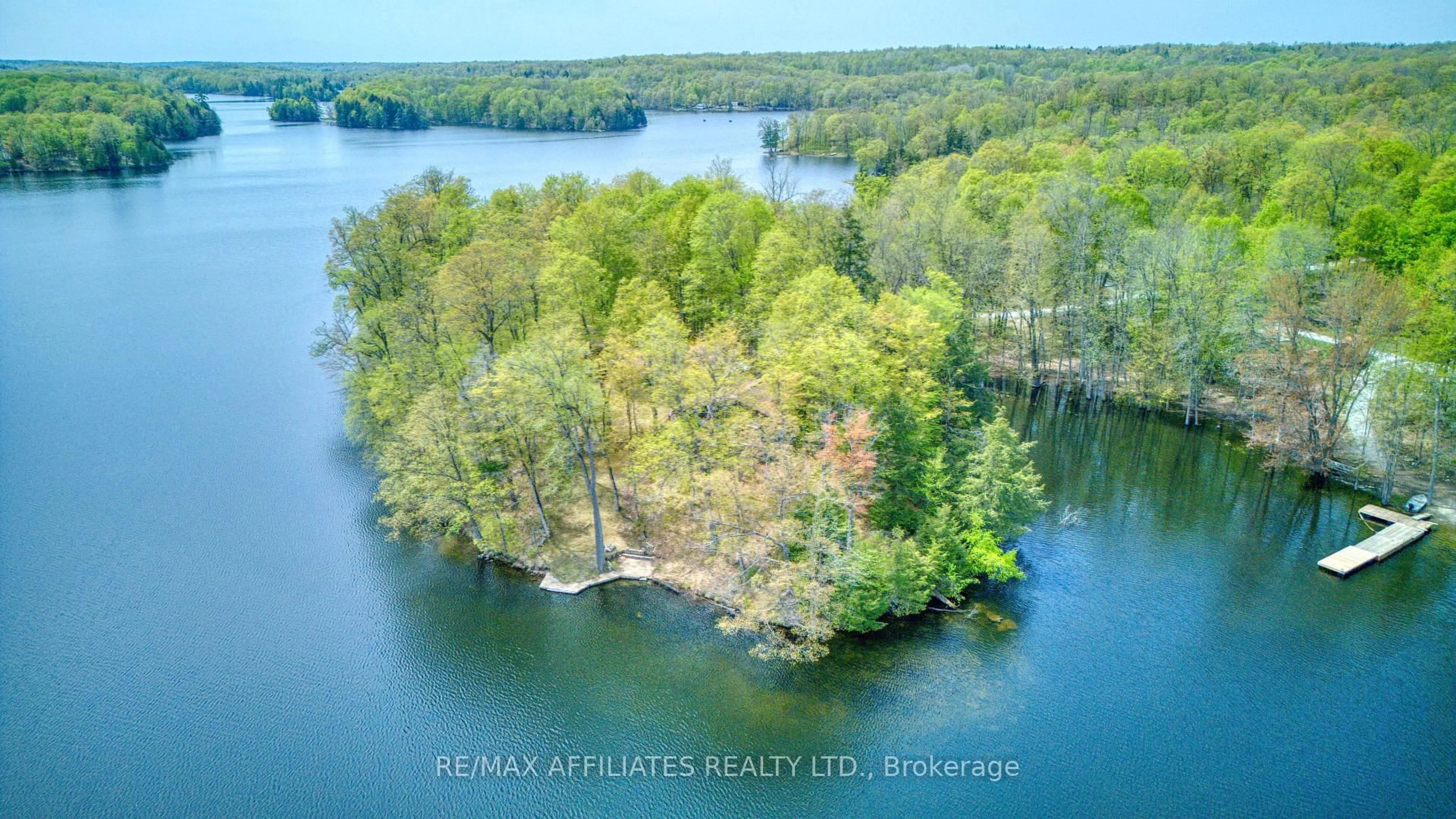 A pic from outside/outdoor area/front of a property/back of a property/a pic from drone, water/lake/river/ocean view for 787 Sherbrooke Dr, Maberly Ontario K0H 2B0