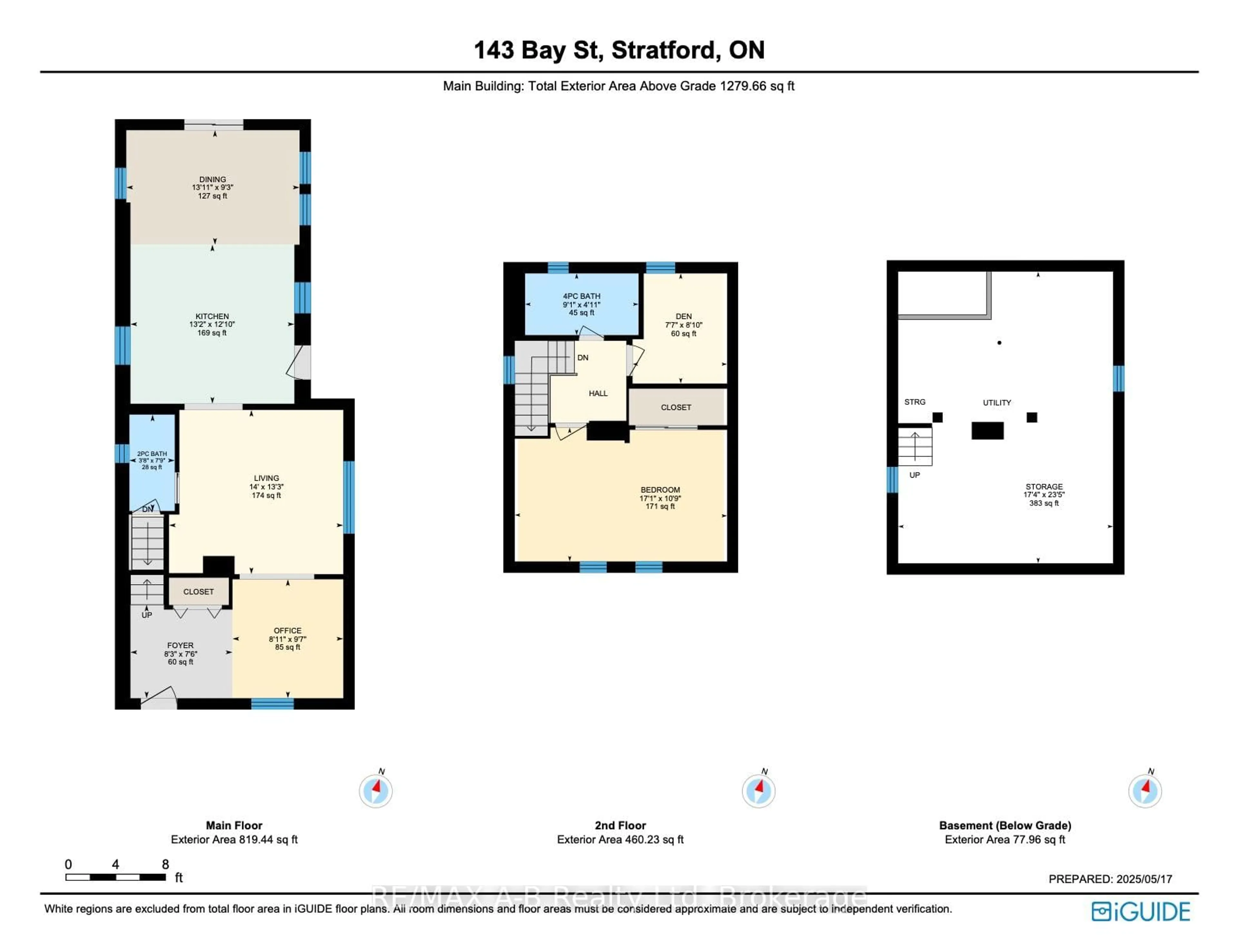 Floor plan for 143 Bay St, Stratford Ontario N5A 4K8