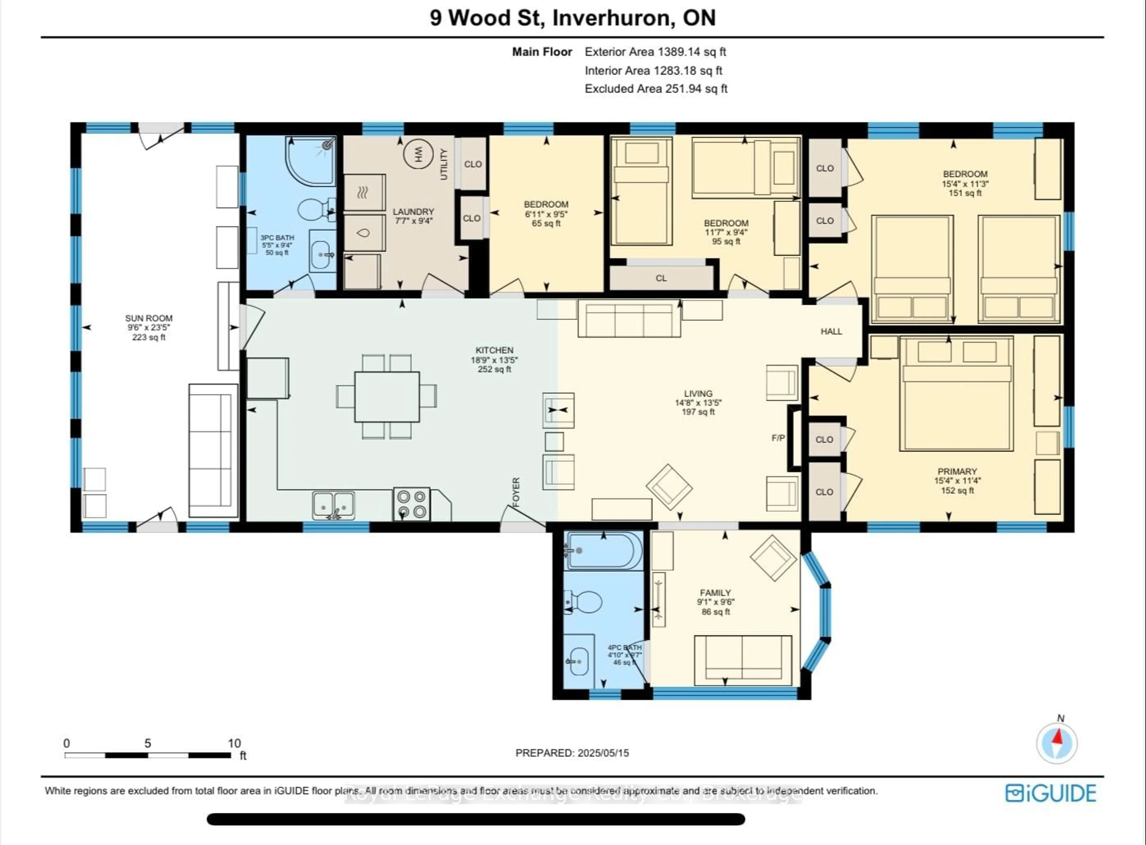 Floor plan for 9 Wood St, Kincardine Ontario N0G 2T0