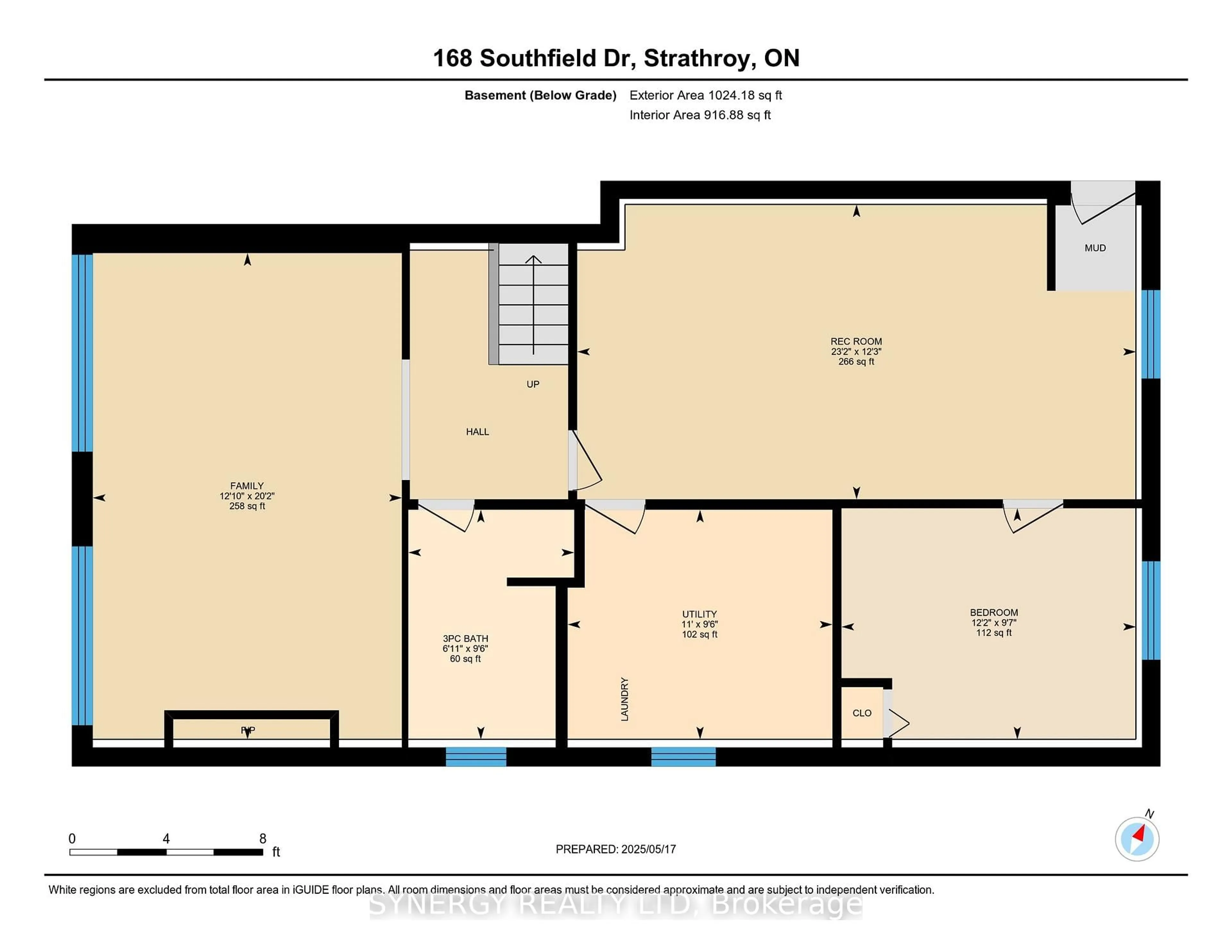 Floor plan for 168 Southfield Dr, Strathroy Caradoc Ontario N7G 3V4