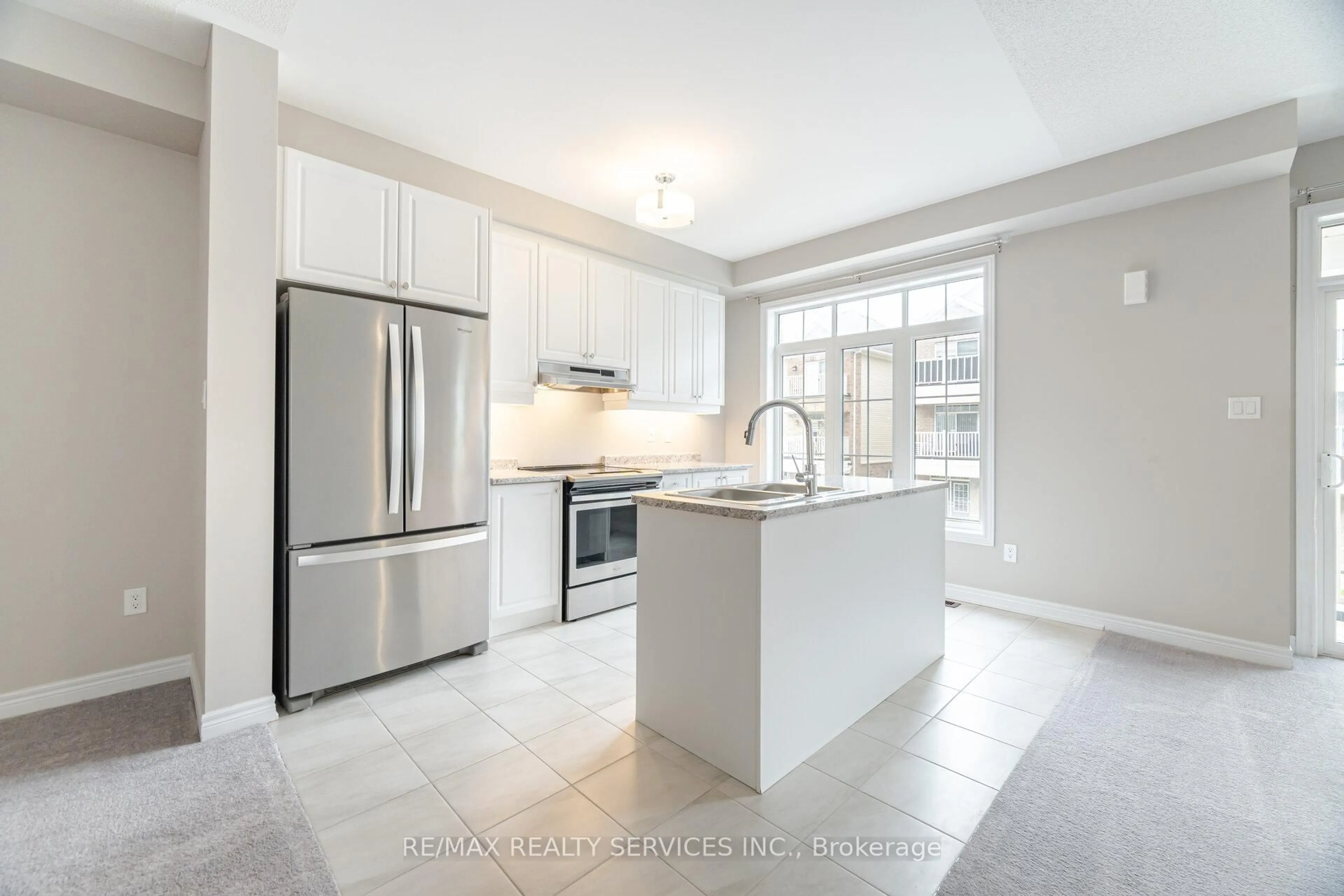 Open concept kitchen, ceramic/tile floor for 113 Hartley Ave #56, Brant Ontario N3L 0K8