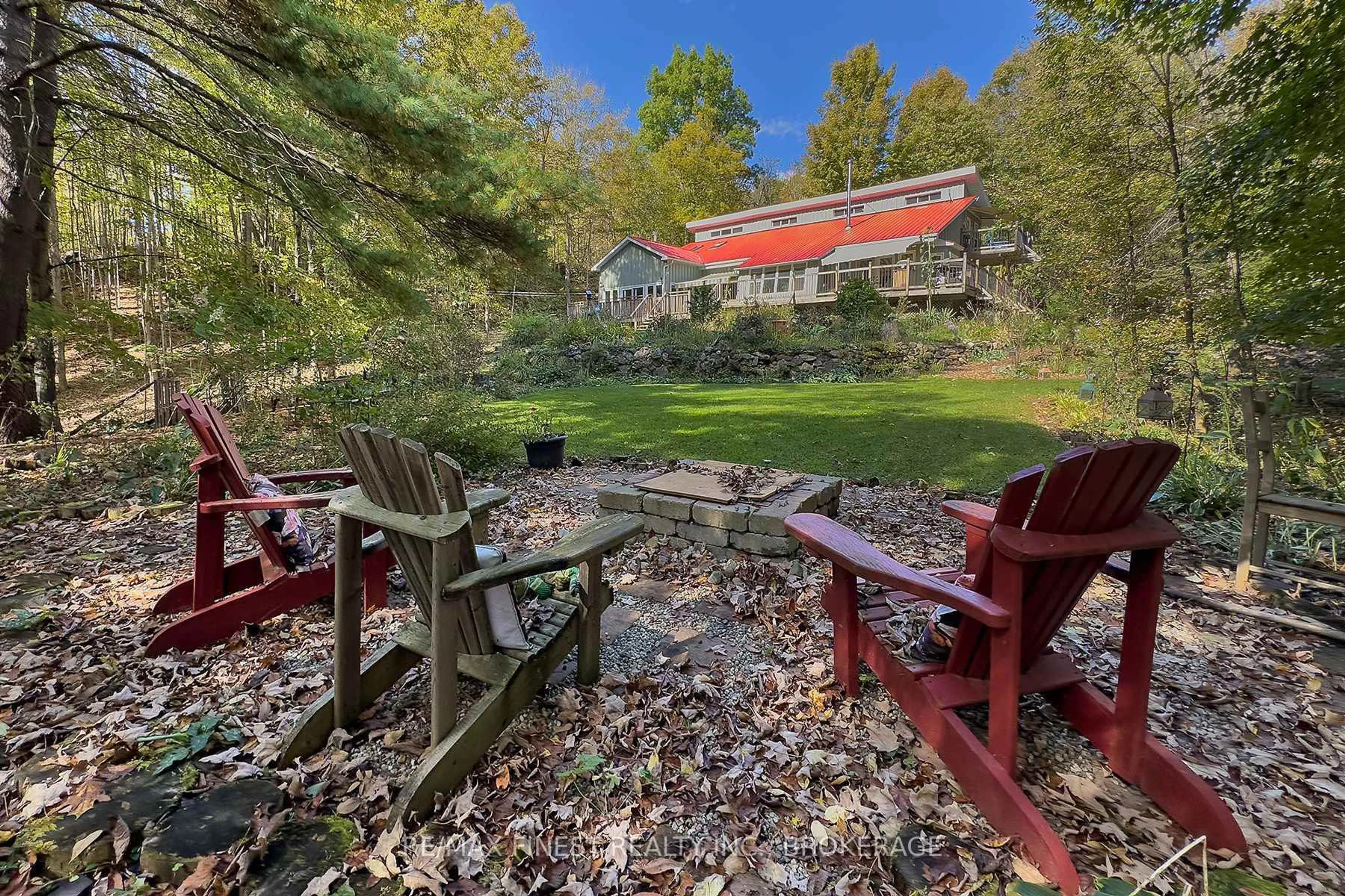 Patio, water/lake/river/ocean view for 3595 Moore Farm Lane, Hartington Ontario K0H 1W0