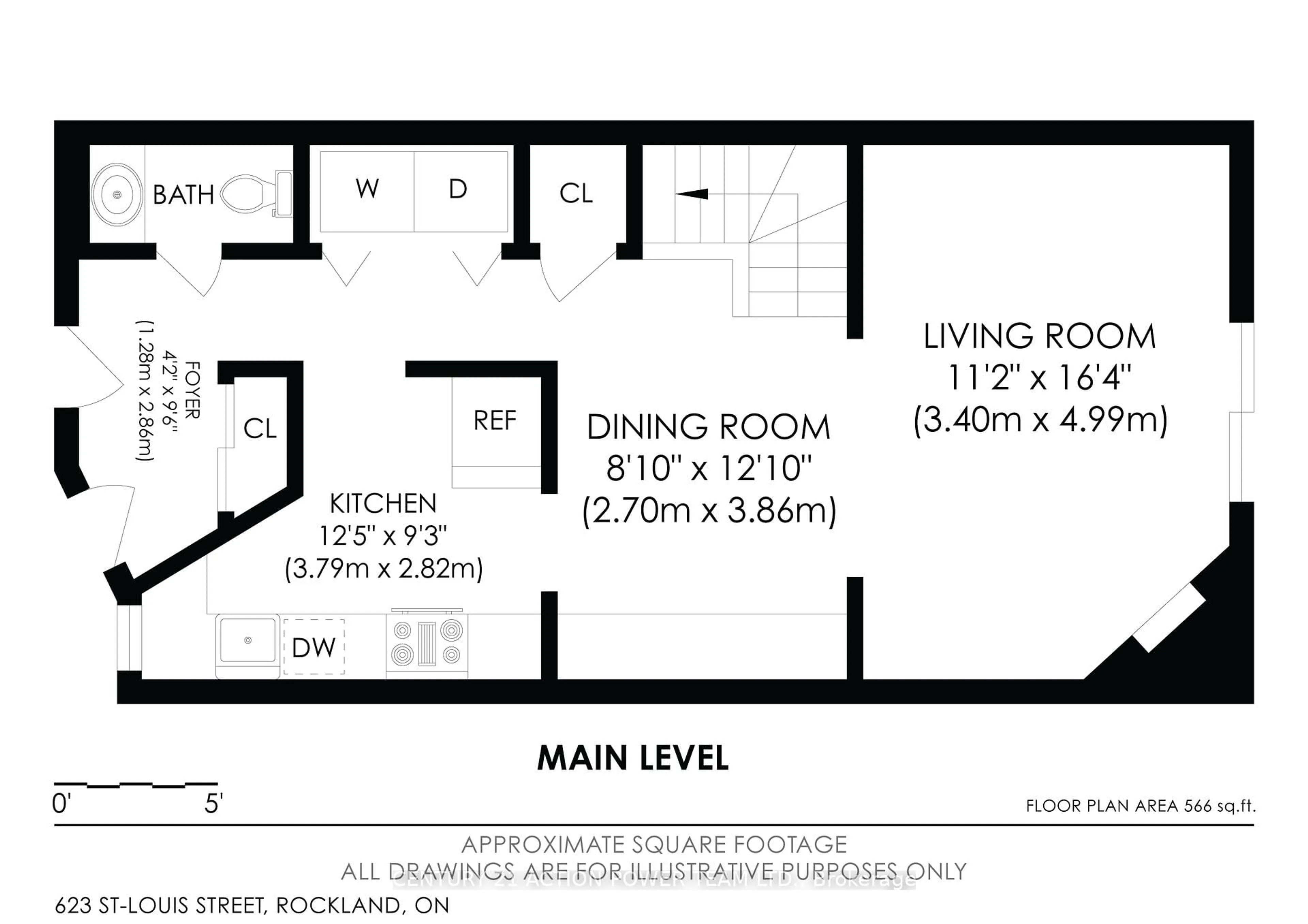Floor plan for 623 St Louis St, Clarence-Rockland Ontario K4K 1K1