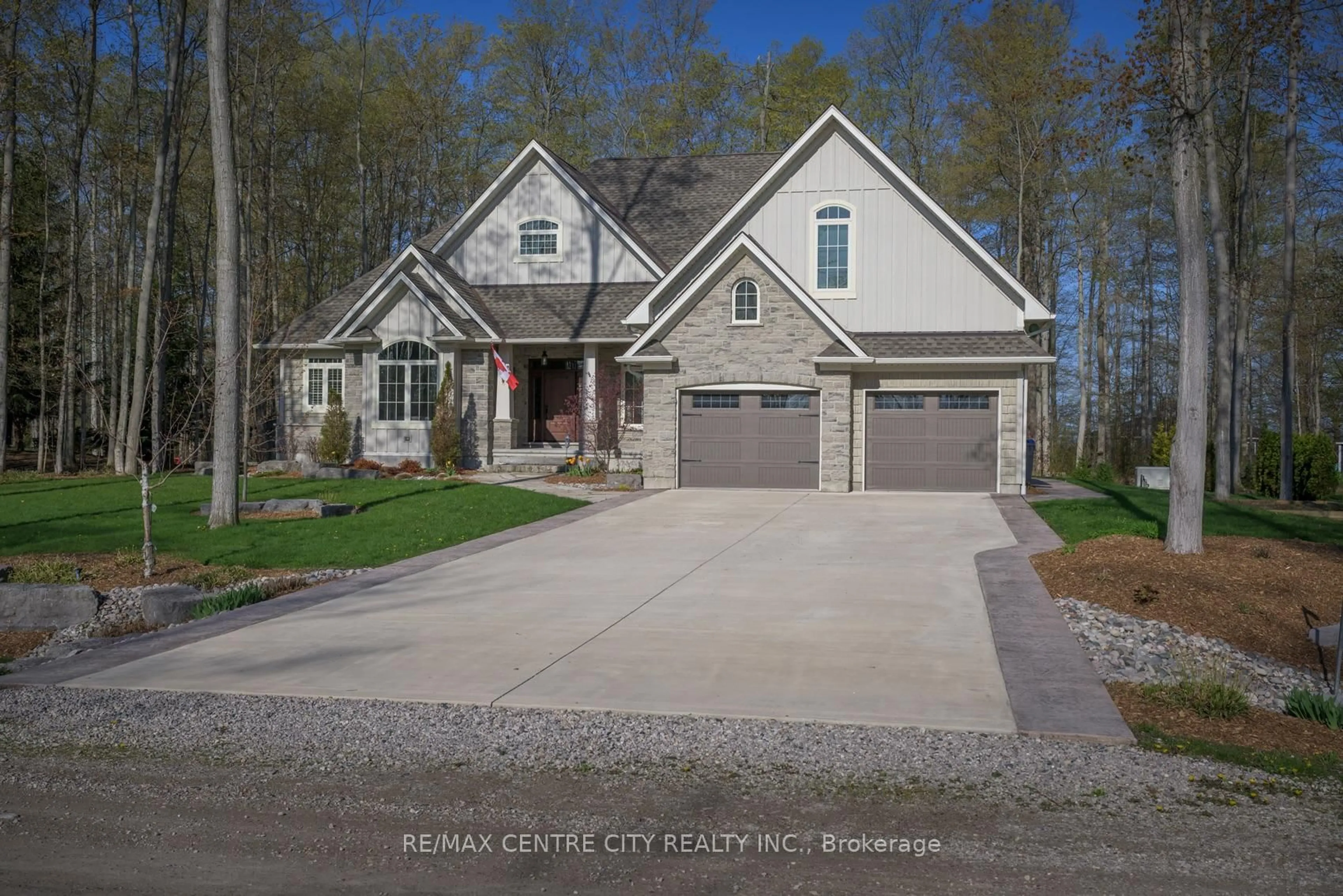 Home with brick exterior material, street for 75335 Maxobel Rd, Bluewater Ontario N0M 1G0
