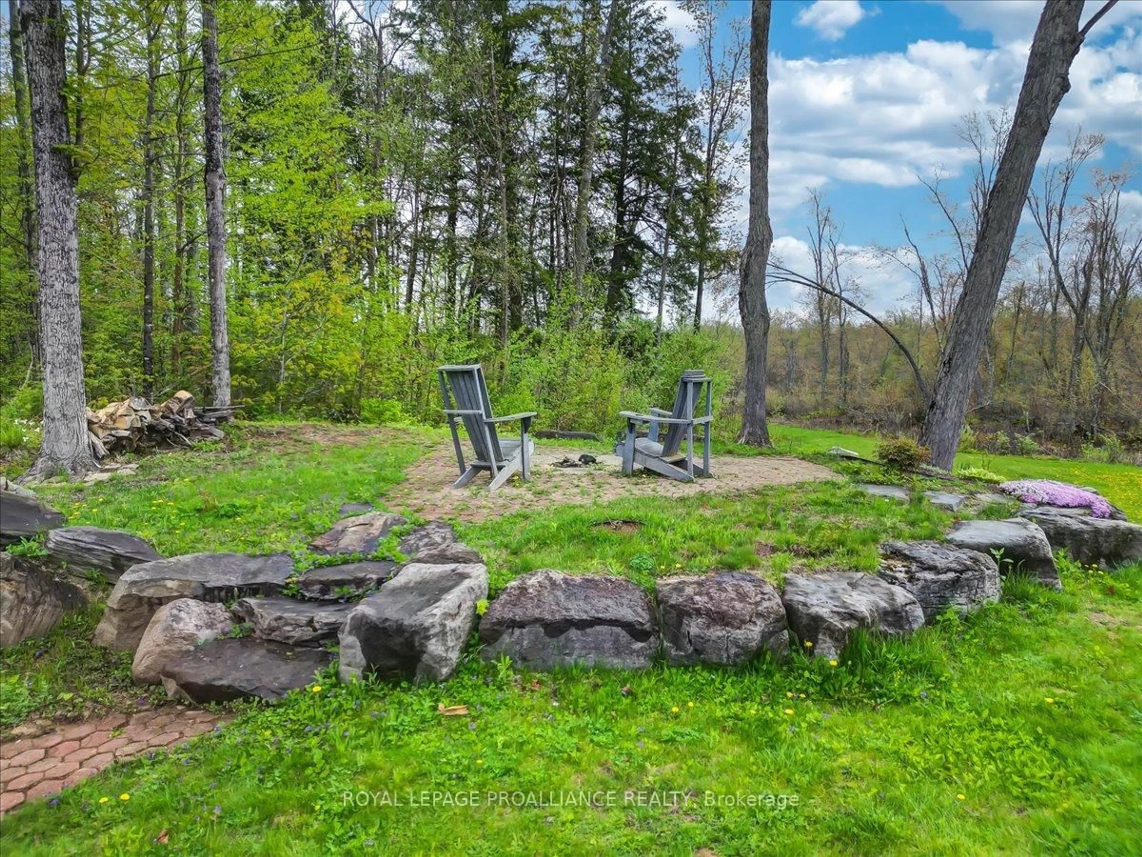 Patio, forest/trees view for 1612 Shanick Rd, Limoges Ontario K0K 2M0