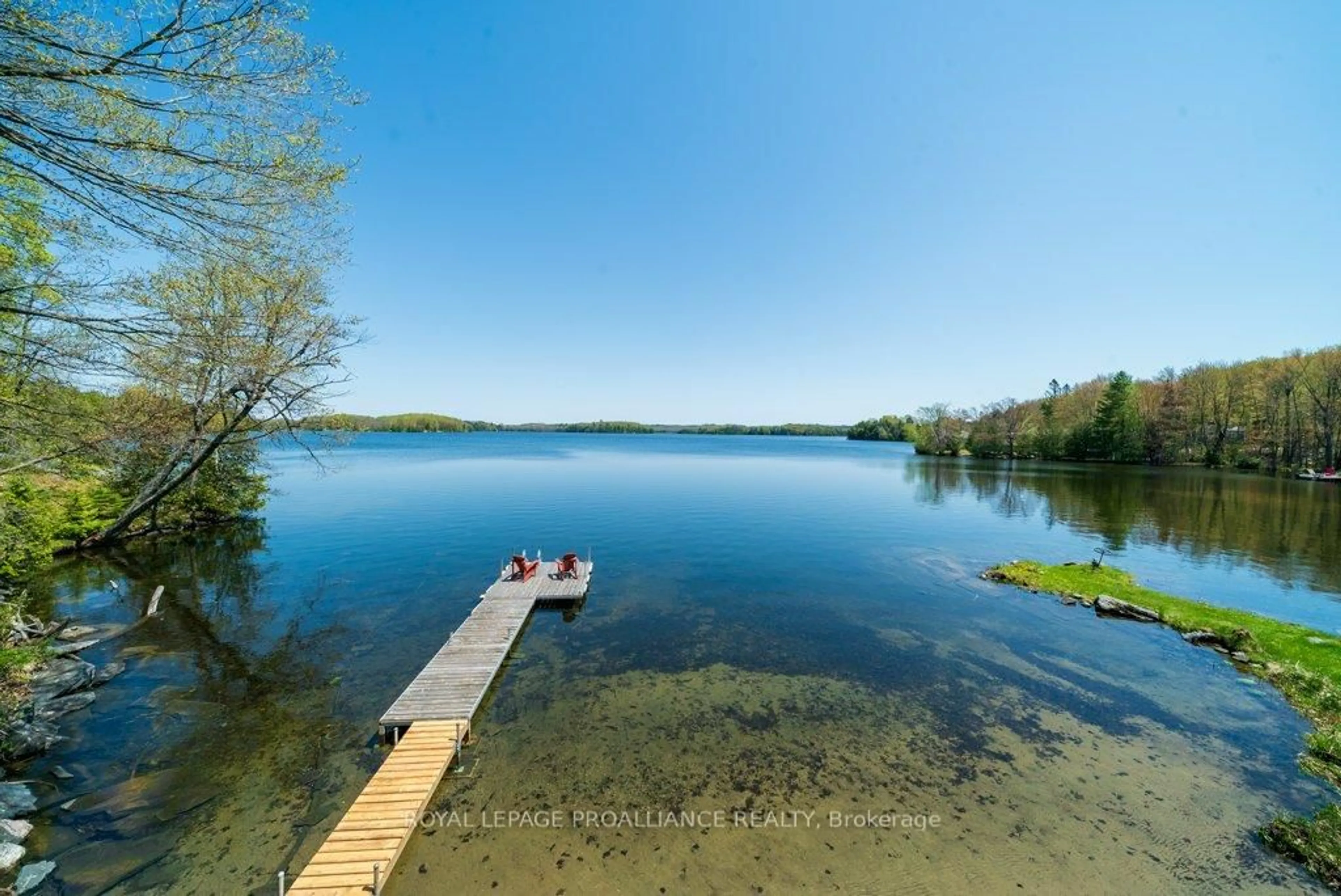 Patio, water/lake/river/ocean view for 1043 D Big Clear Lane, Arden Ontario K0H 1B0