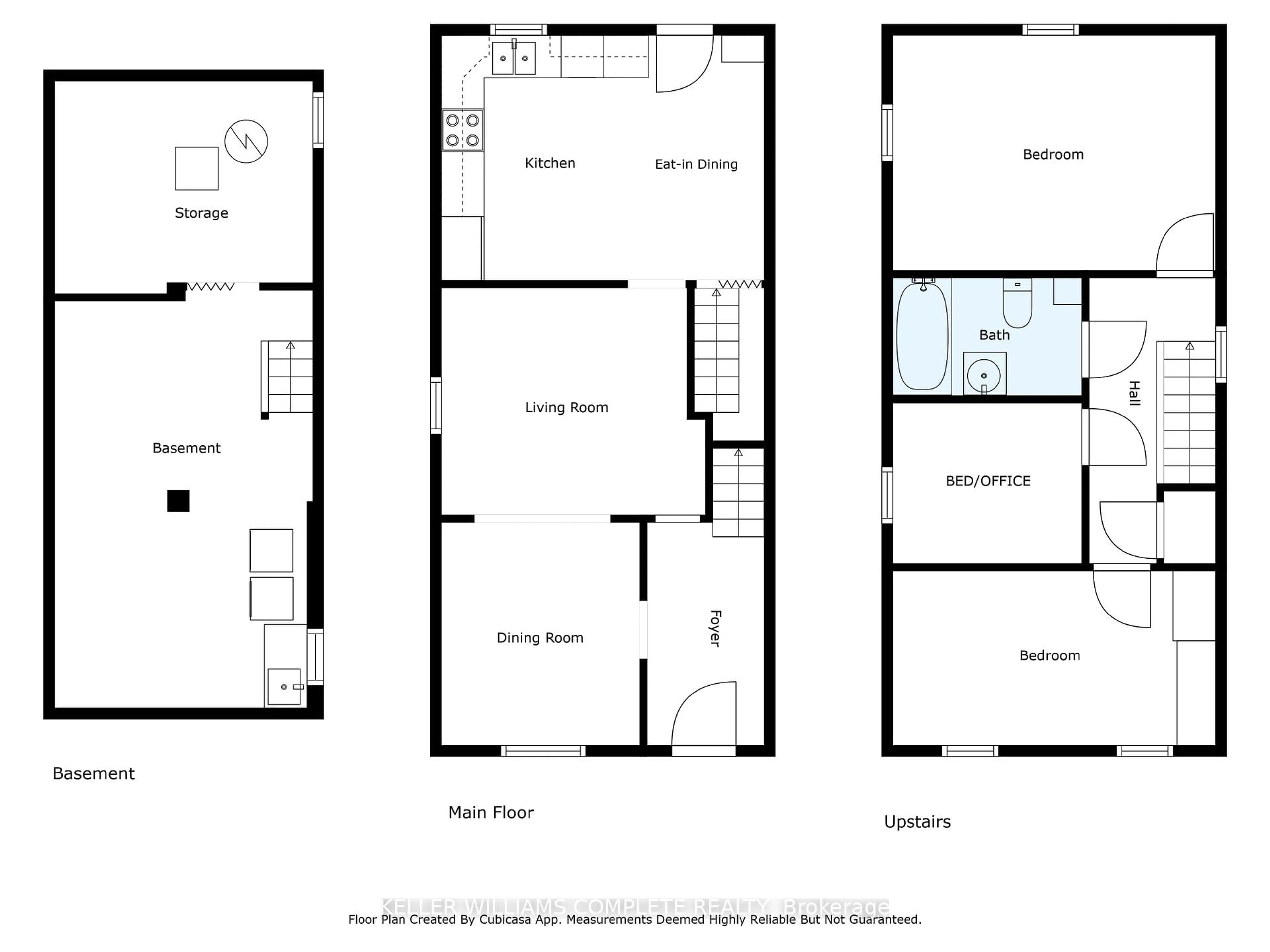 Floor plan for 264 Holton Ave, Hamilton Ontario L8M 2L9
