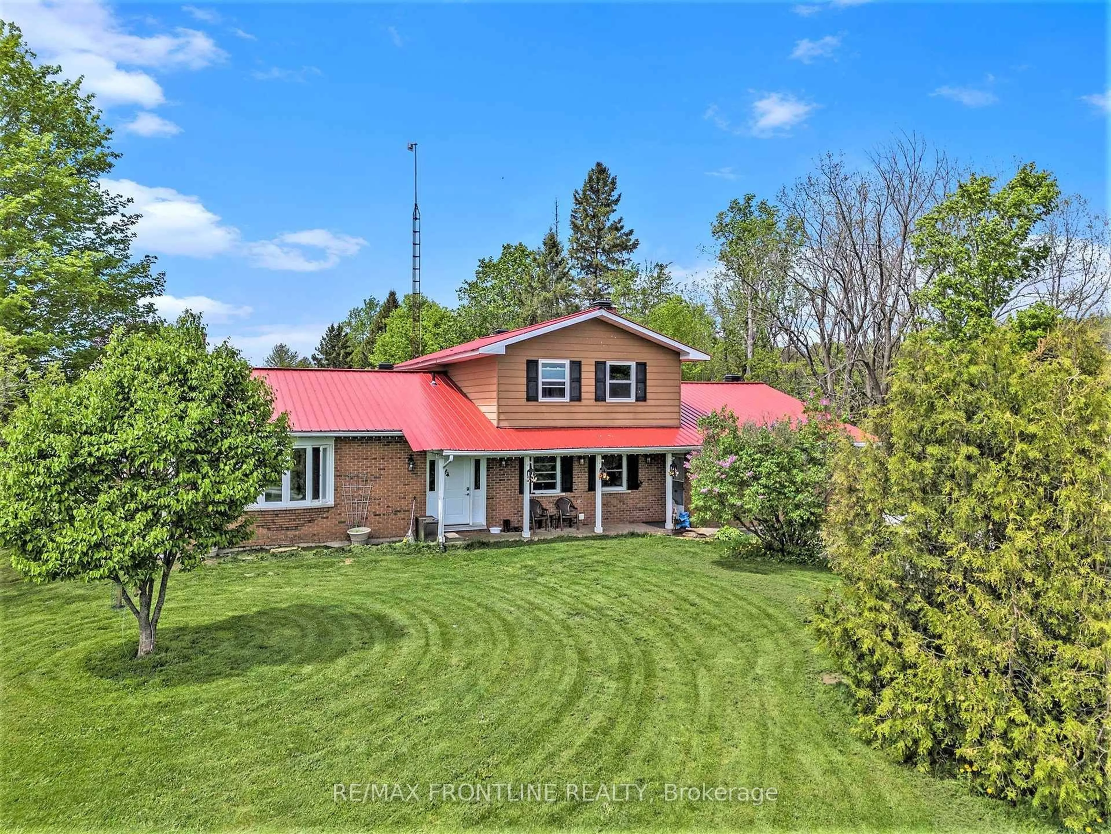 A pic from outside/outdoor area/front of a property/back of a property/a pic from drone, unknown for 831 Code Rd, Perth Ontario K7H 3C8
