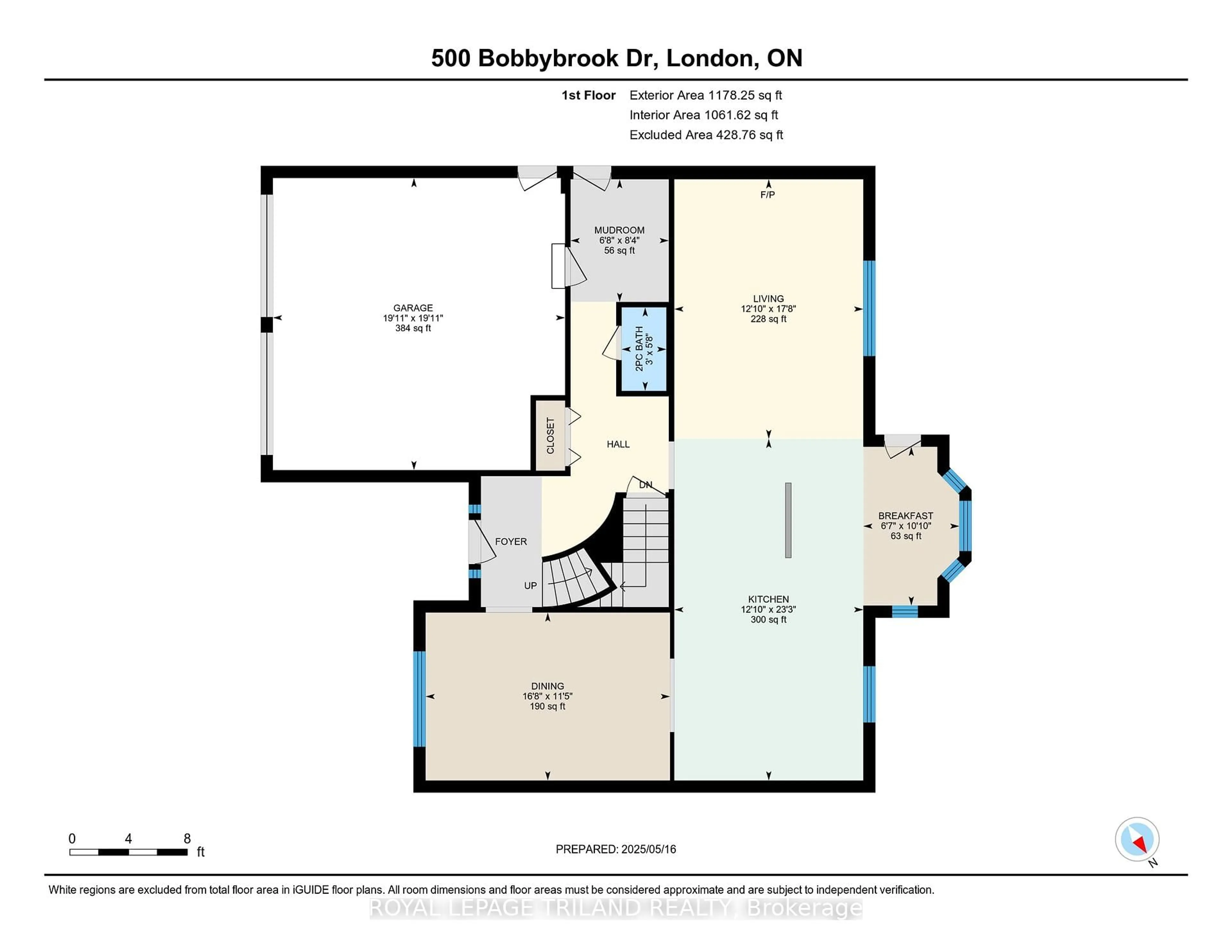 Floor plan for 500 BOBBYBROOK Dr, London North Ontario N5X 1G9