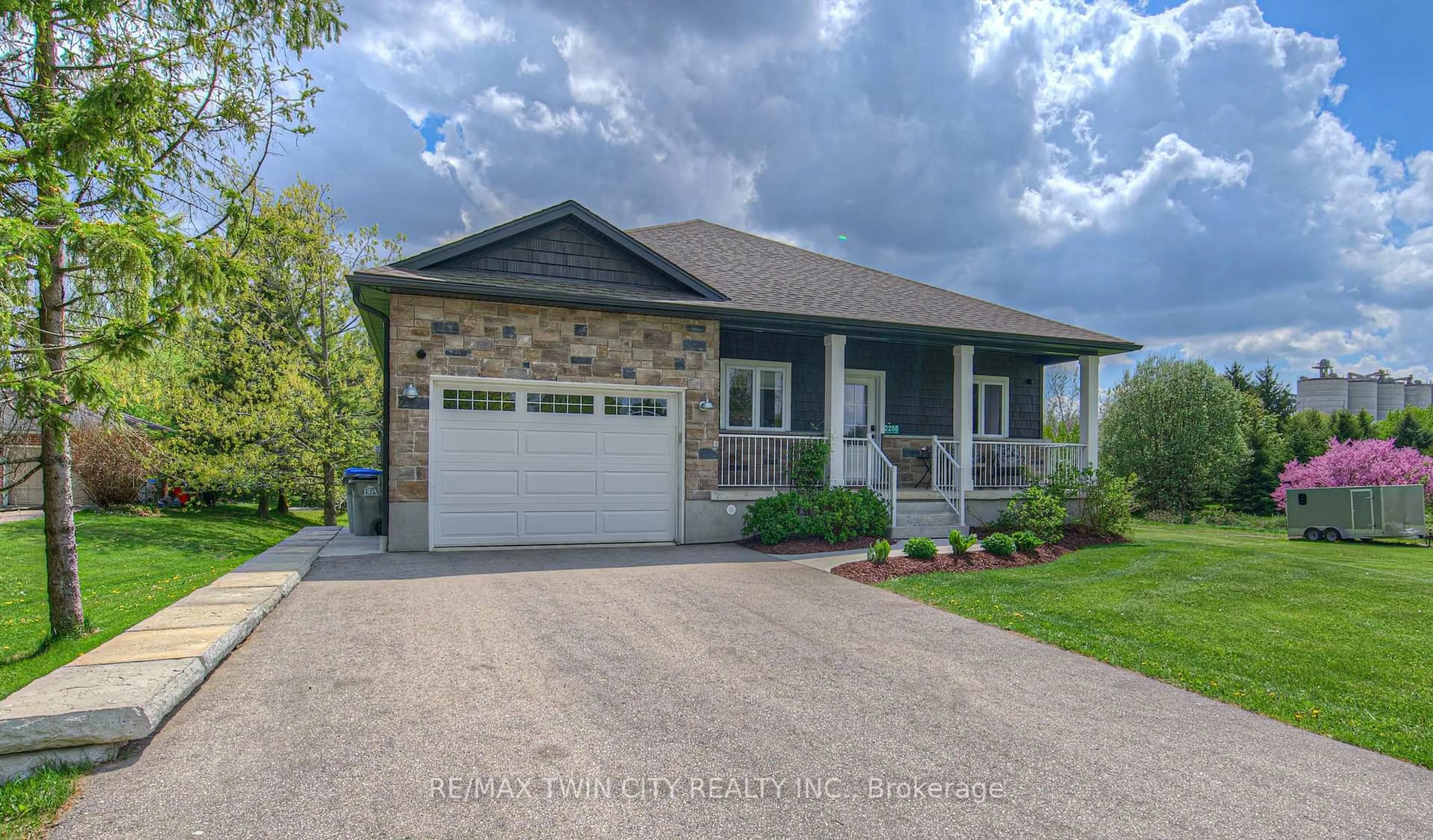 Home with vinyl exterior material, street for 2255 Webster St, Perth East Ontario N0B 2P0