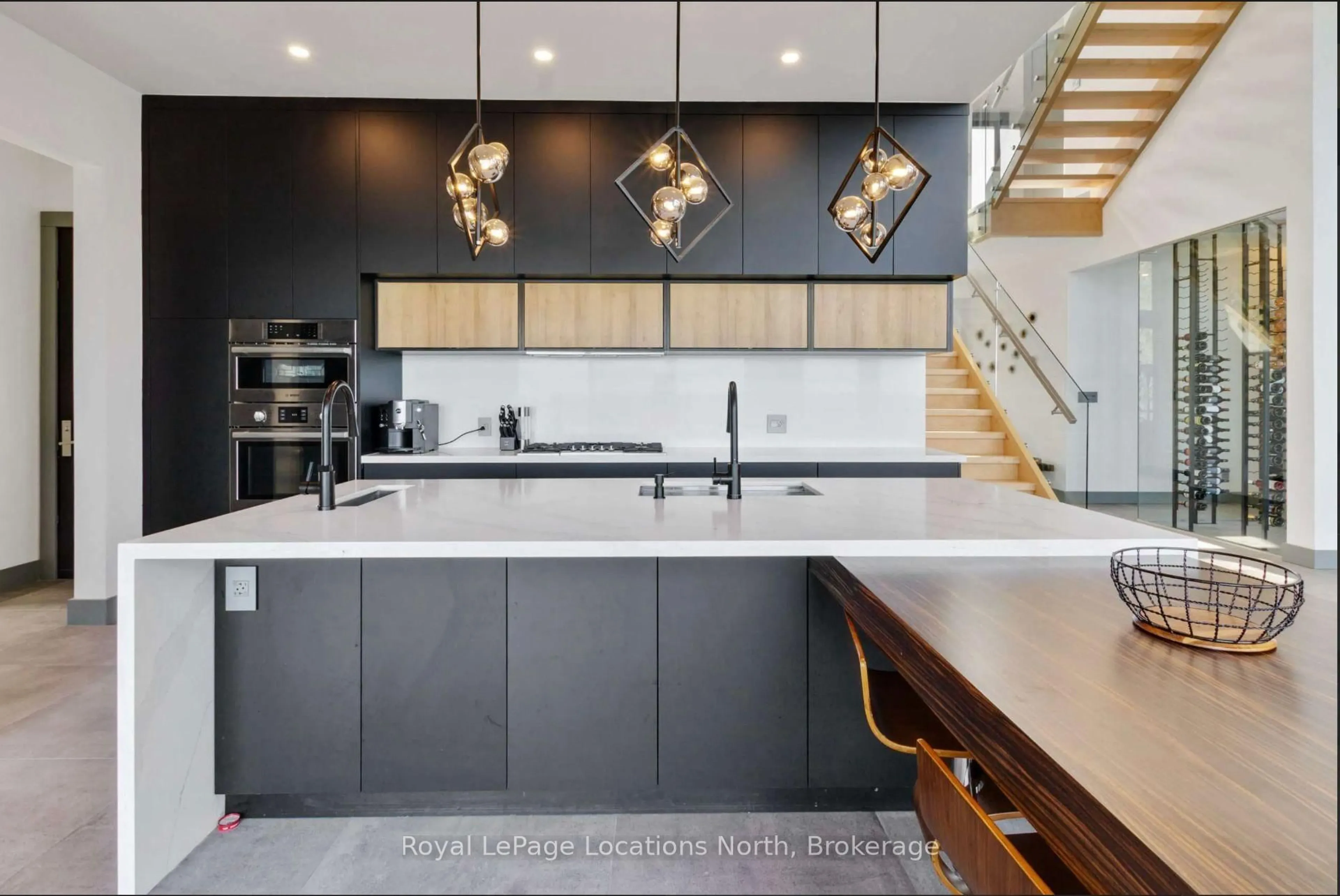 Contemporary kitchen, ceramic/tile floor for 209713 26 Highway, Blue Mountains Ontario L9V 0T7