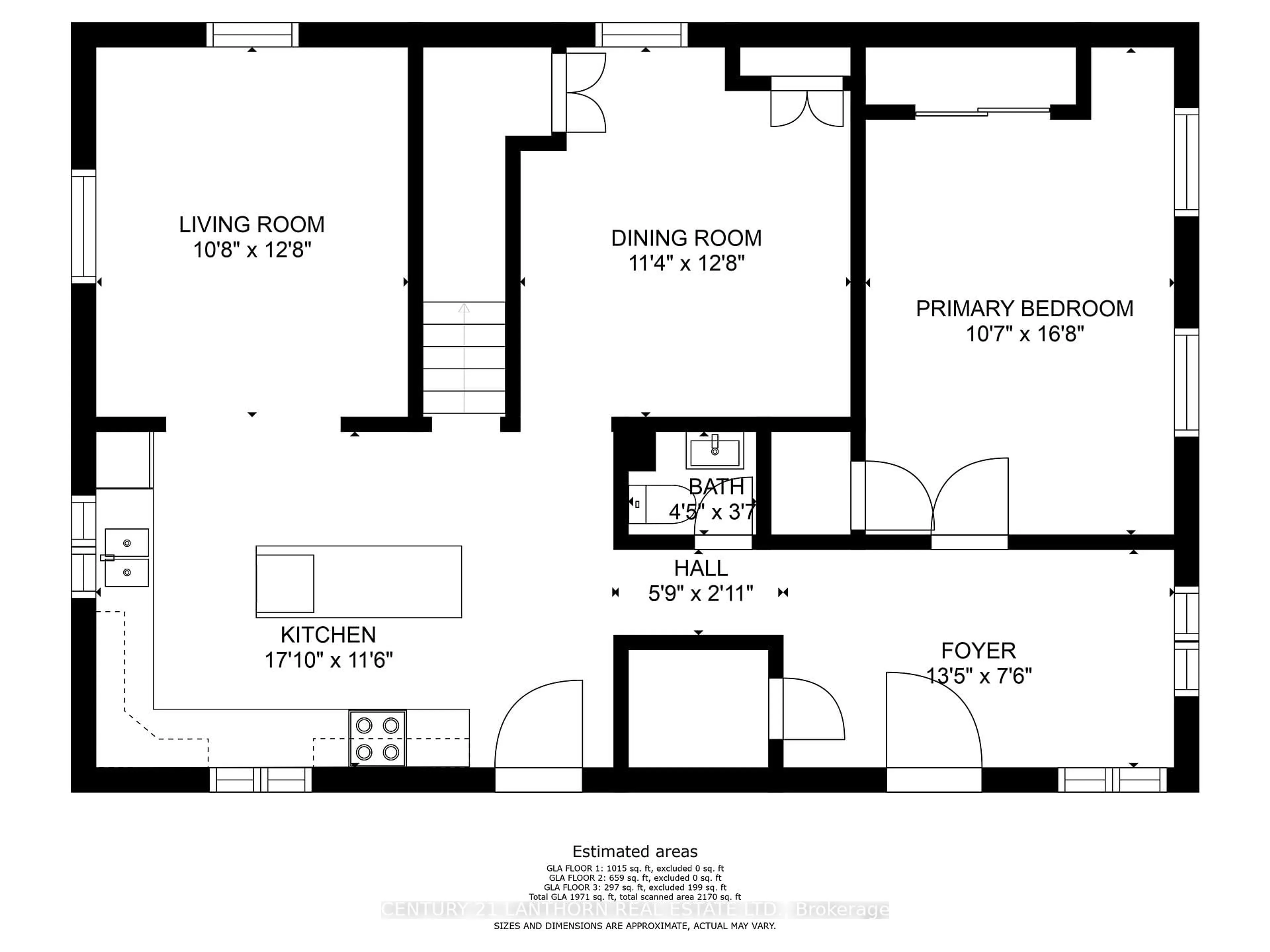 Floor plan for 114 Bullis Rd, Brighton Ontario K0K 1H0