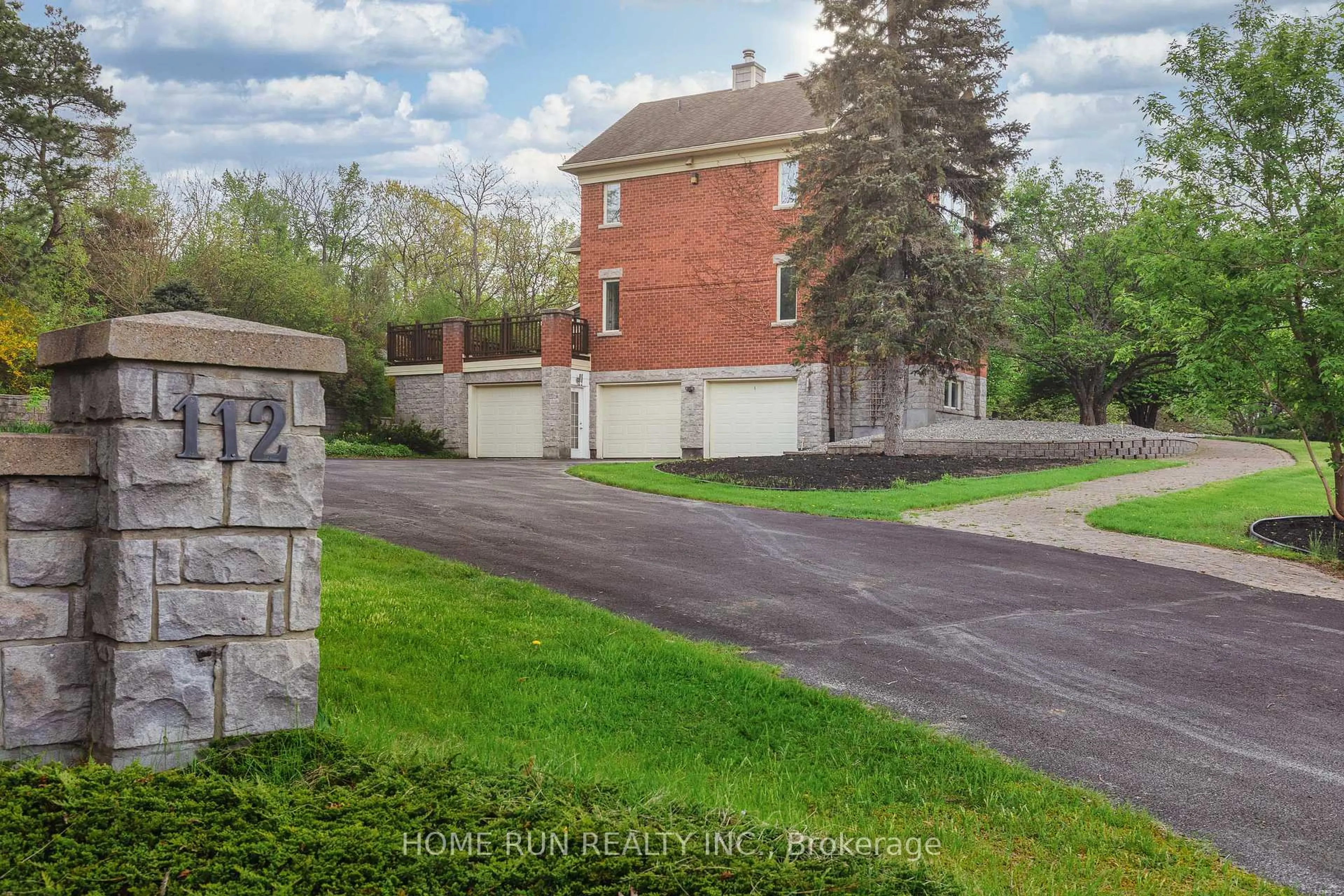 A pic from outside/outdoor area/front of a property/back of a property/a pic from drone, street for 112 Lochcarron Cres, Carp Ontario K0A 1L0