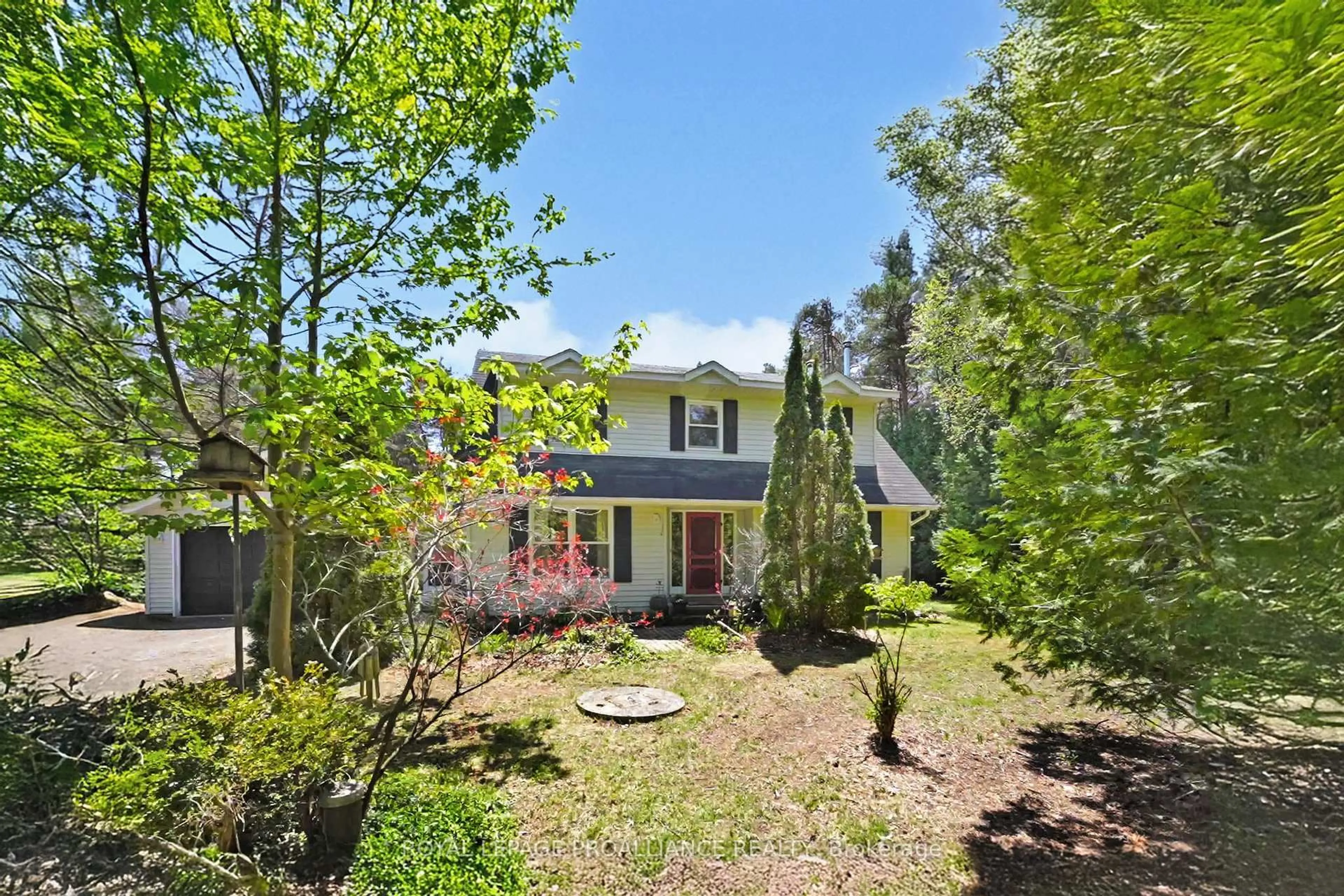 A pic from outside/outdoor area/front of a property/back of a property/a pic from drone, unknown for 123 Pine Tree Lane, Cramahe Ontario K0K 1S0