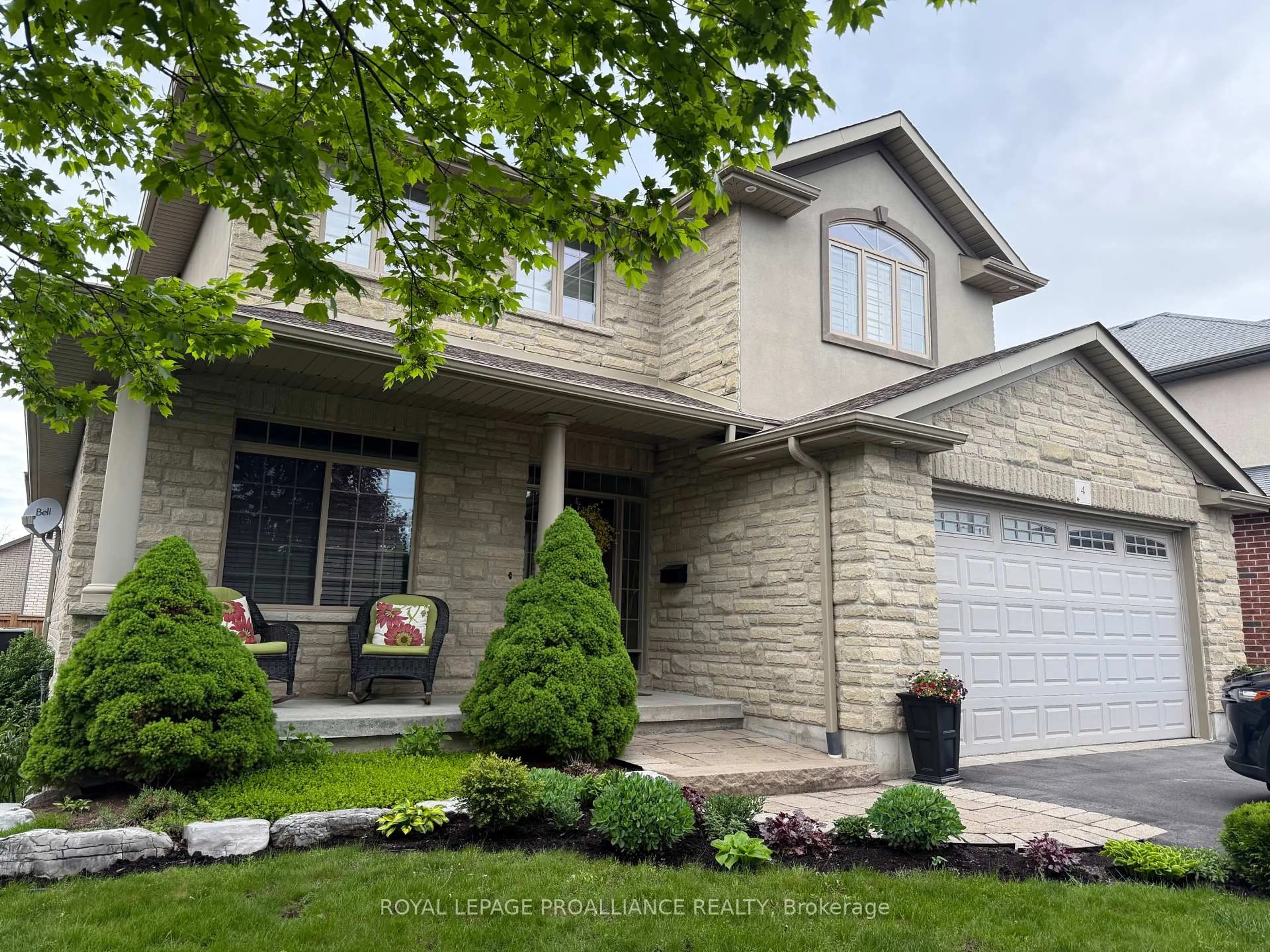 Home with brick exterior material, street for 4 Meagher Pl, Belleville Ontario K8P 0C1