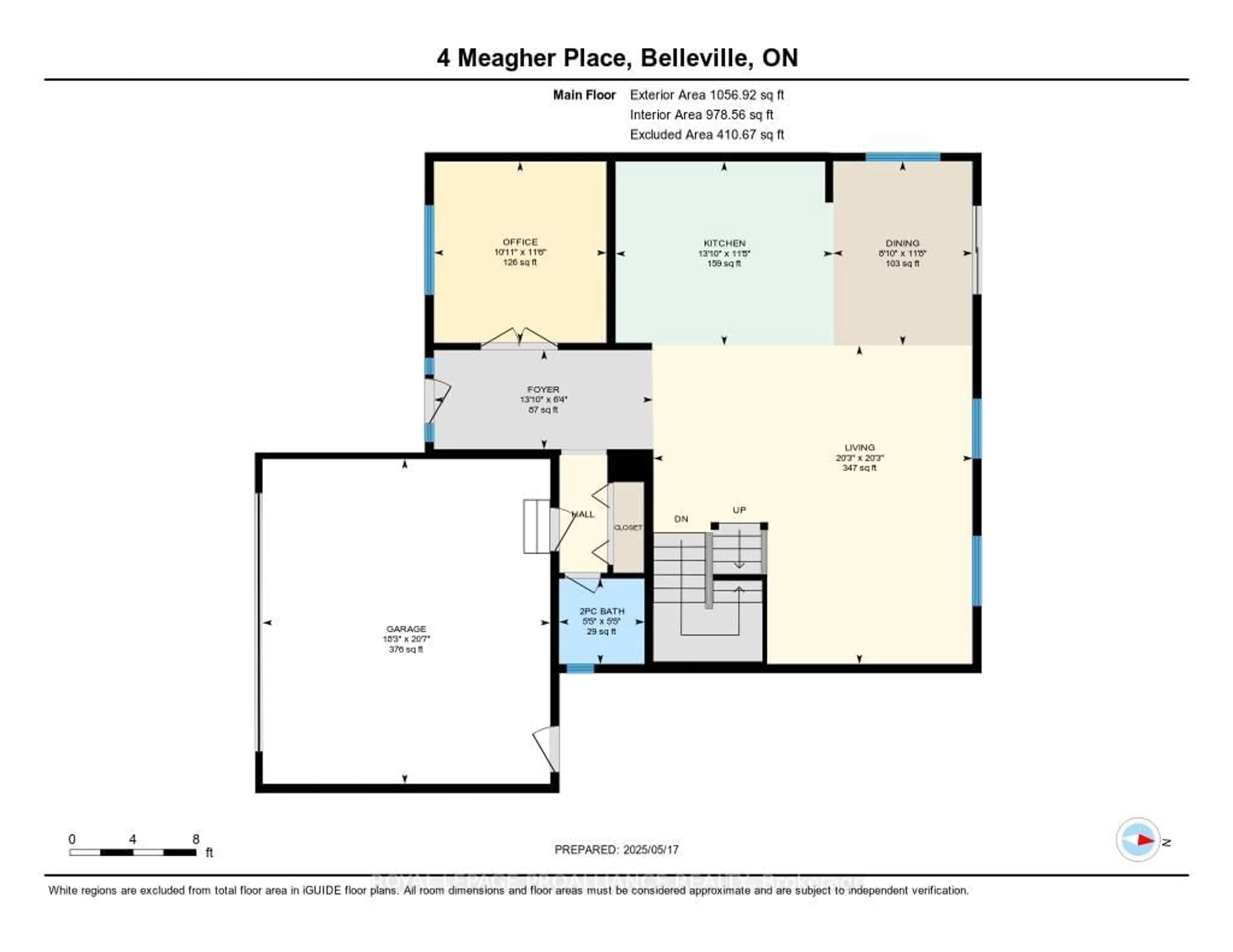 Floor plan for 4 Meagher Pl, Belleville Ontario K8P 0C1