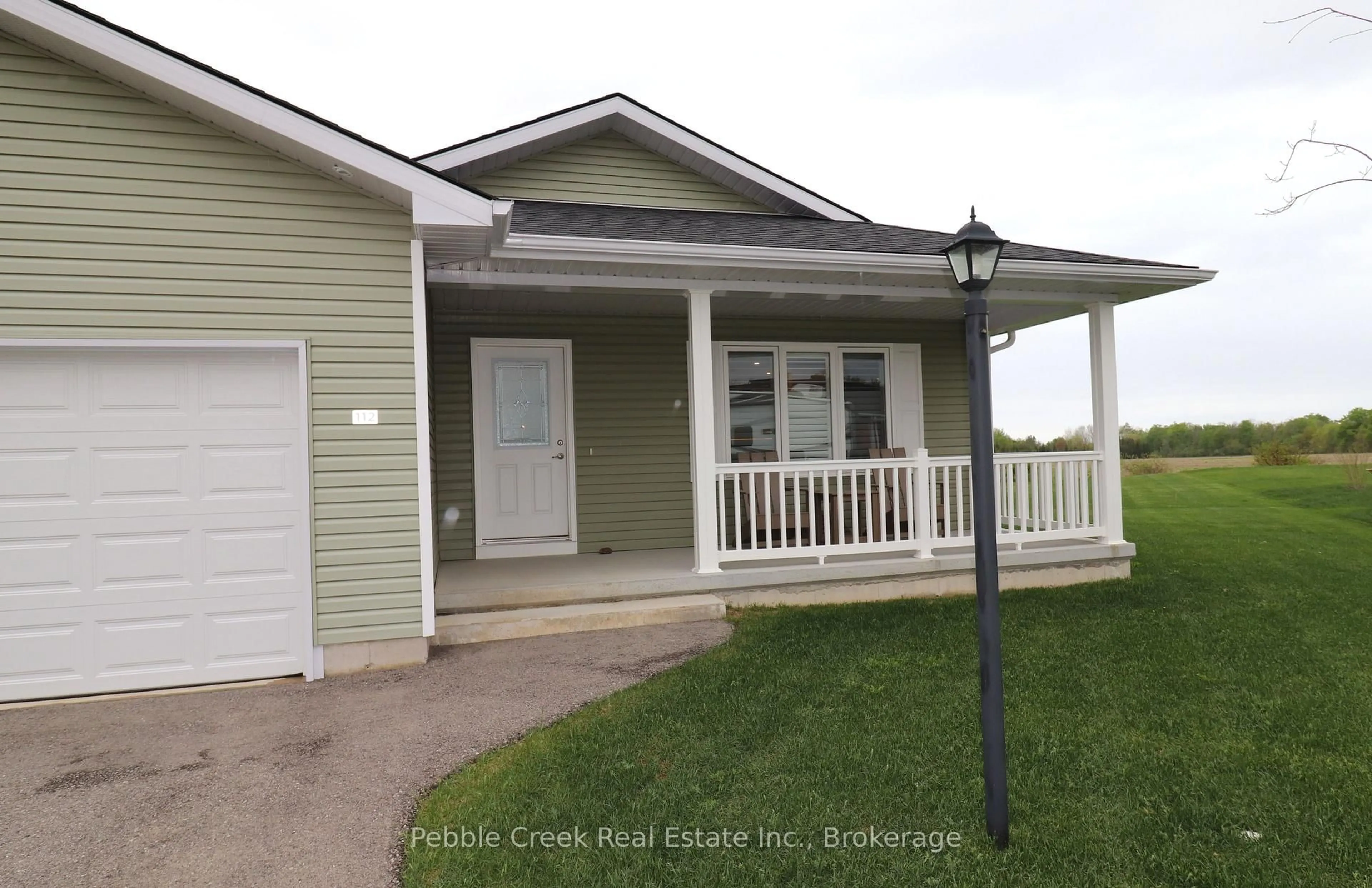Home with vinyl exterior material, street for 112 Huron Heights Dr, Ashfield-Colborne-Wawanosh Ontario N7A 0C1