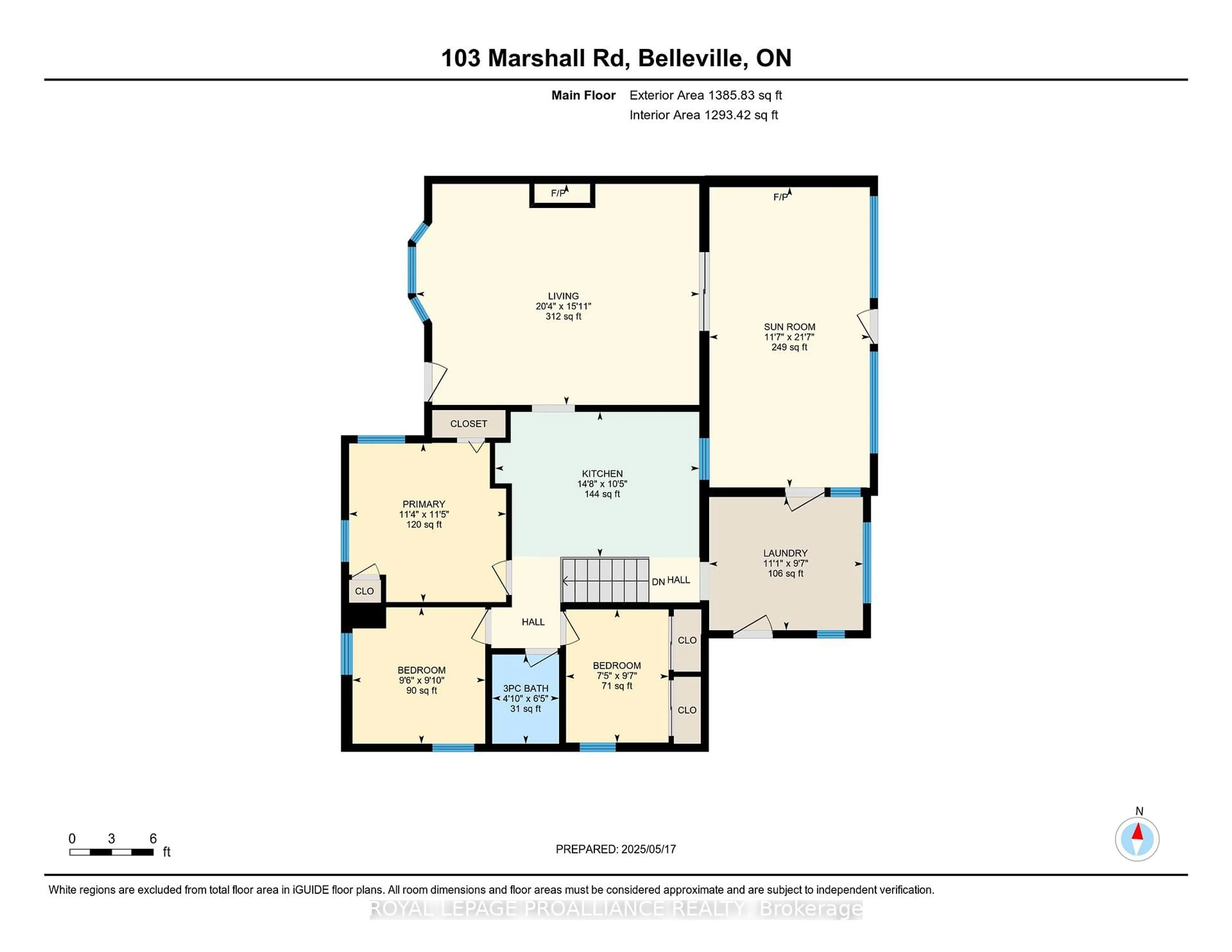 Floor plan for 103 Marshall Rd, Belleville Ontario K8N 4Z2