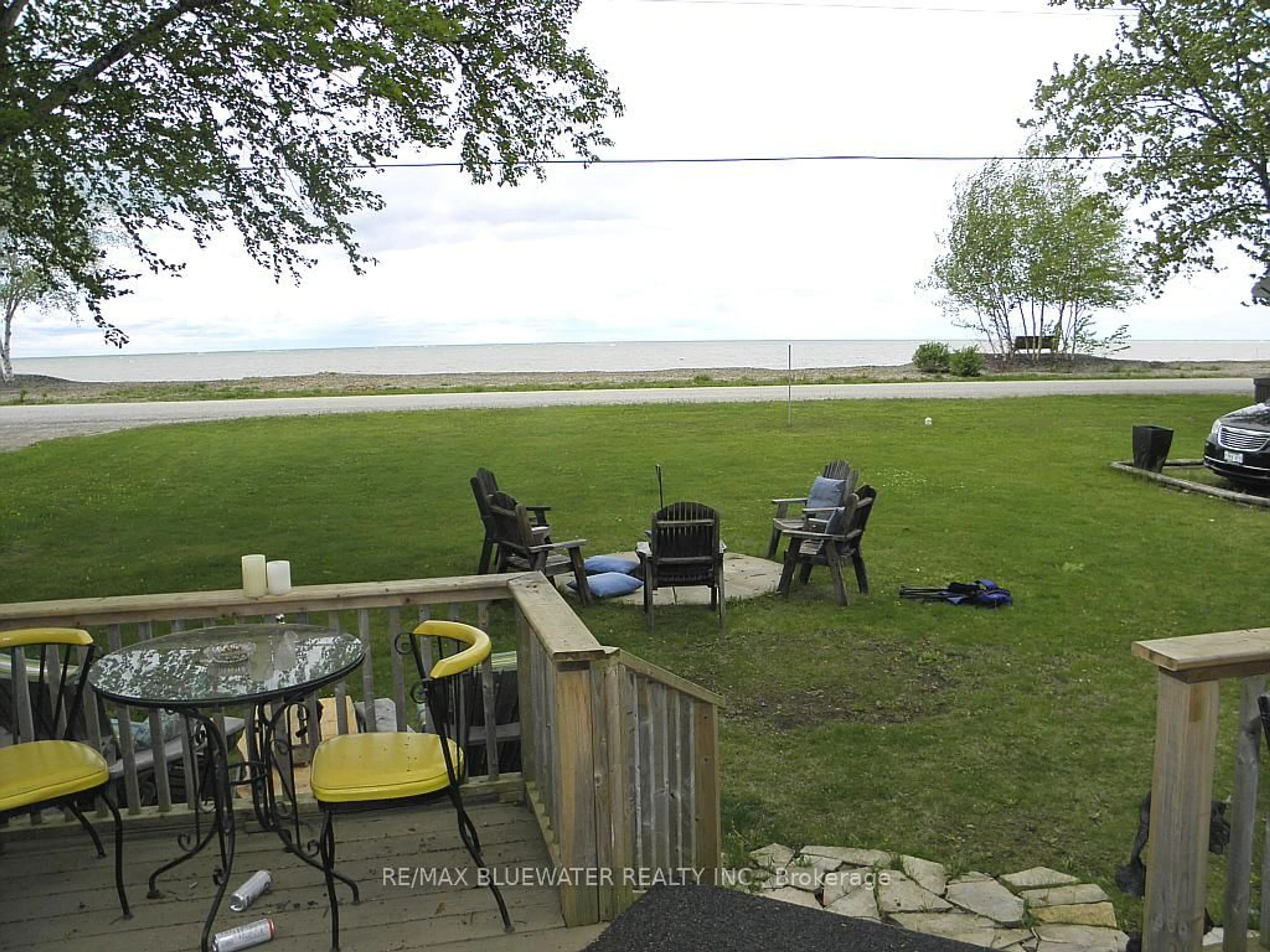 Patio, water/lake/river/ocean view for 9774 Lake Rd, Lambton Shores Ontario N0N 1J1