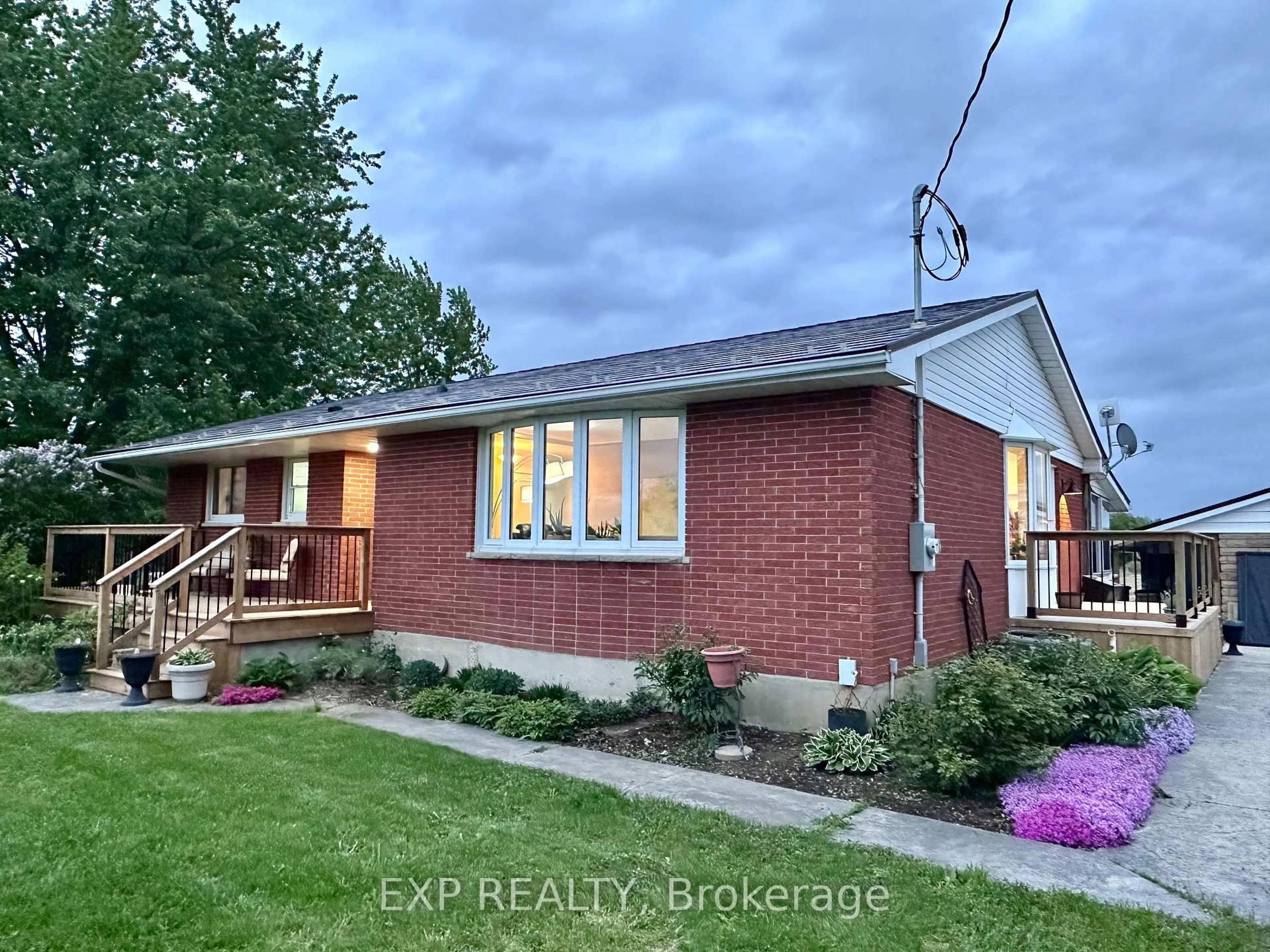 Home with brick exterior material, street for 9235 Hickory Dr, Strathroy-Caradoc Ontario N7G 3H3