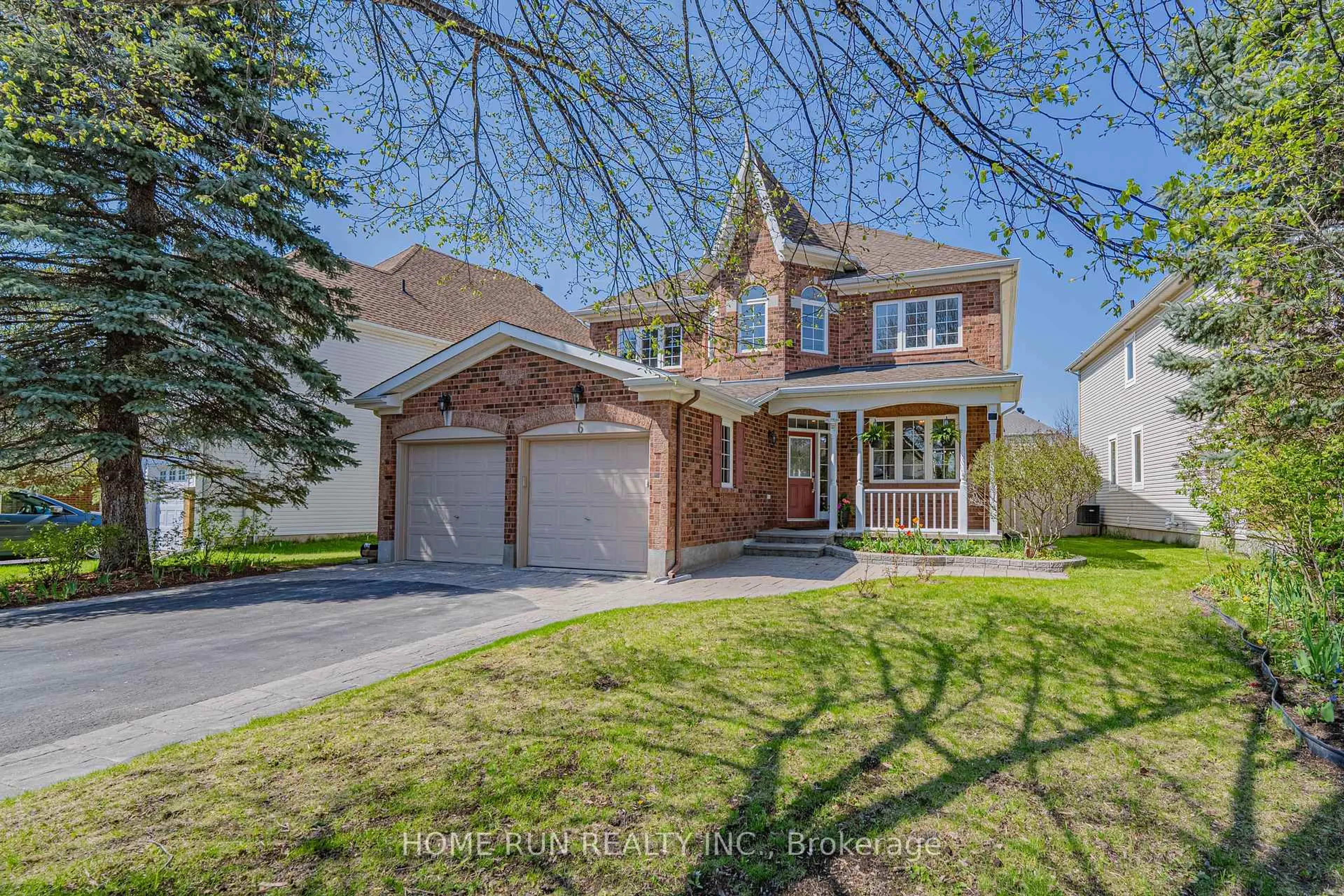 Home with brick exterior material, street for 6 Cheltonia Way, Ottawa Ontario K2T 1G1