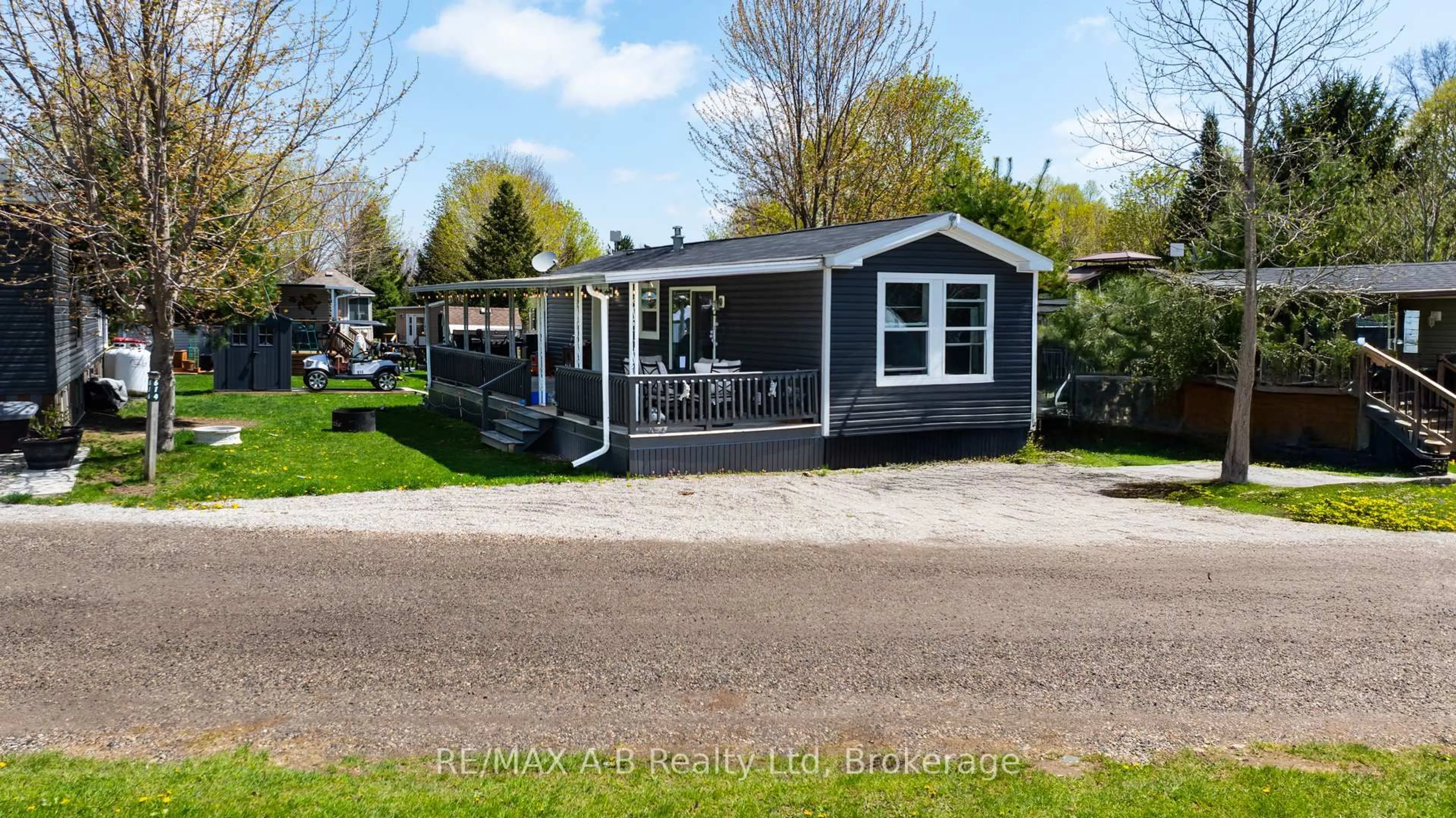 Home with vinyl exterior material, street for 923590 Road 92 Rd #614, Zorra Ontario N0J 1J0