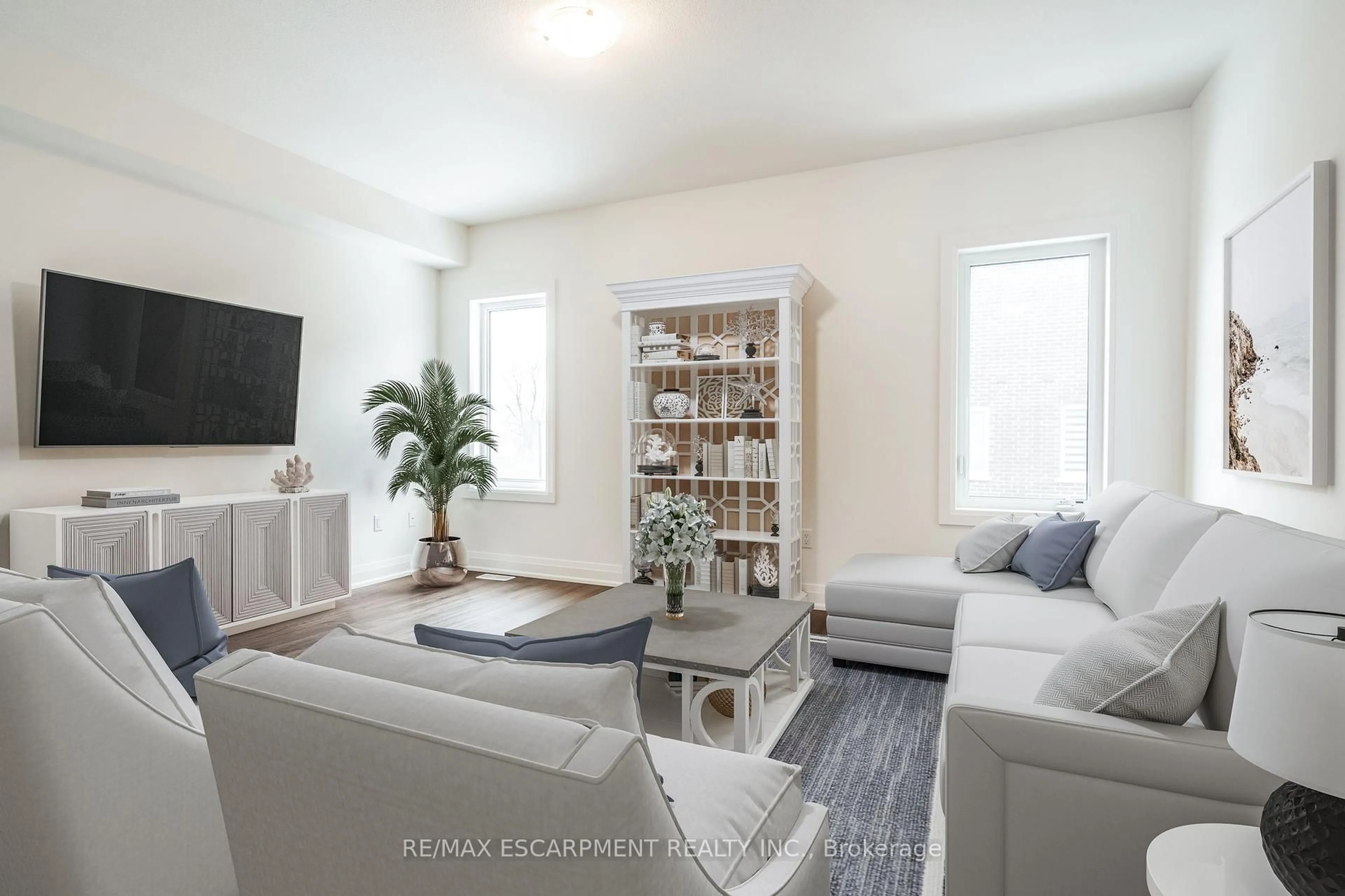 Living room with furniture, unknown for 20 Clear Valley Lane, Hamilton Ontario L0R 1W0