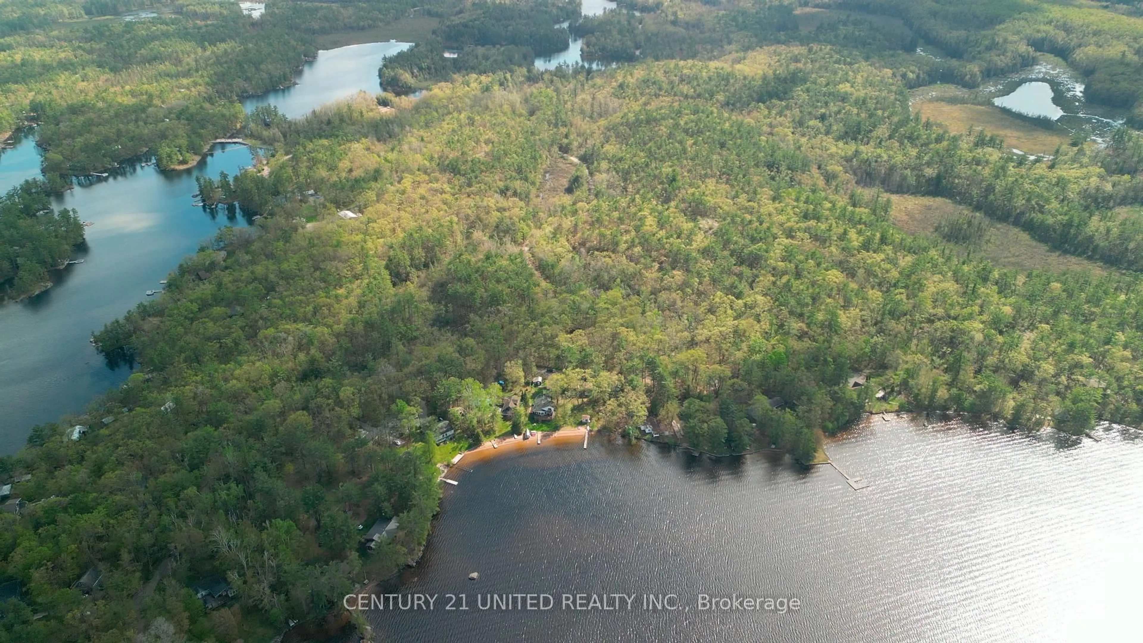 A pic from outside/outdoor area/front of a property/back of a property/a pic from drone, water/lake/river/ocean view for 10 Fr 133a Rte, Trent Lakes Ontario K0L 1J0