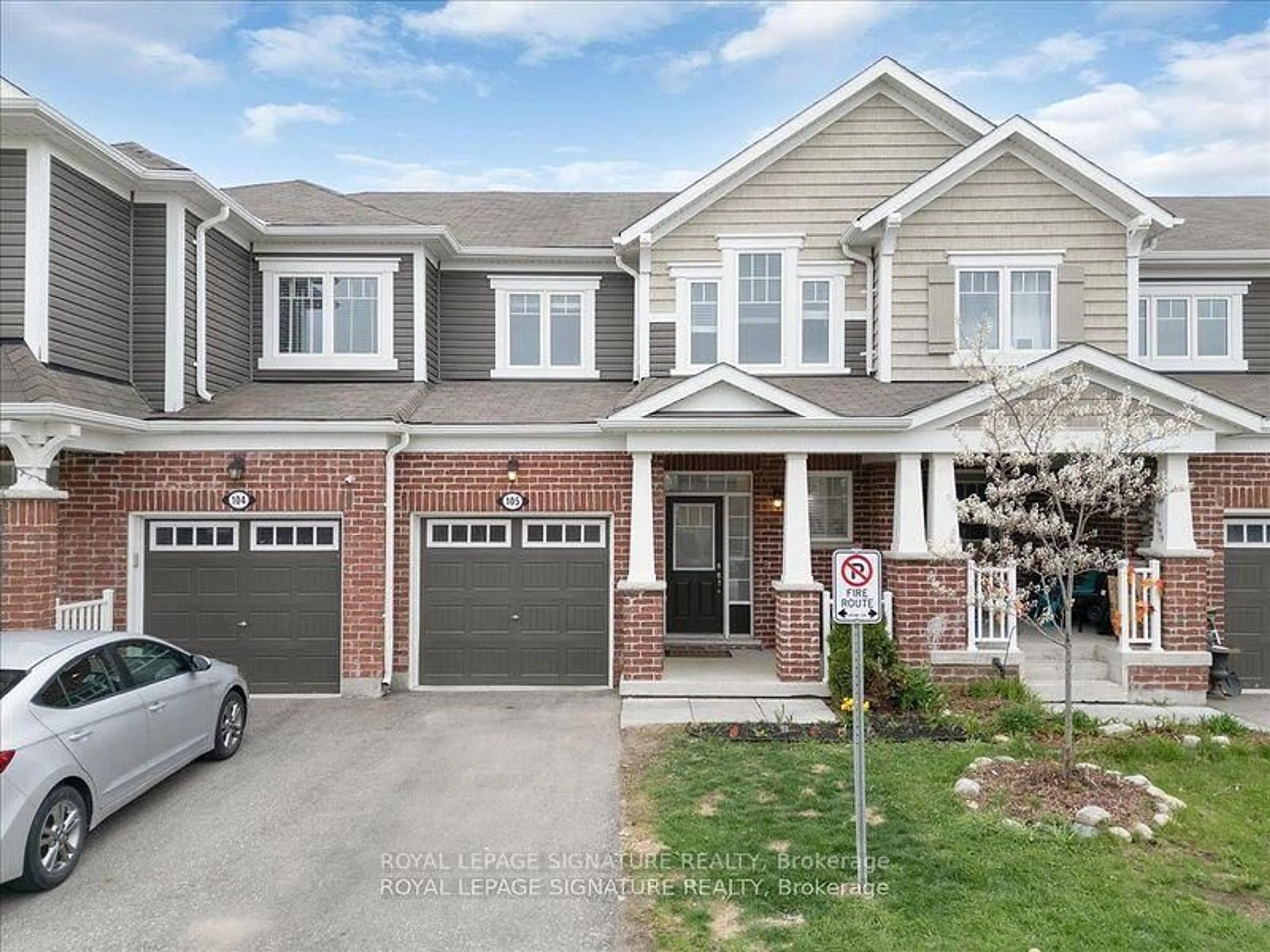 Home with brick exterior material, street for 143 Ridge Rd #105, Cambridge Ontario N3E 0E1