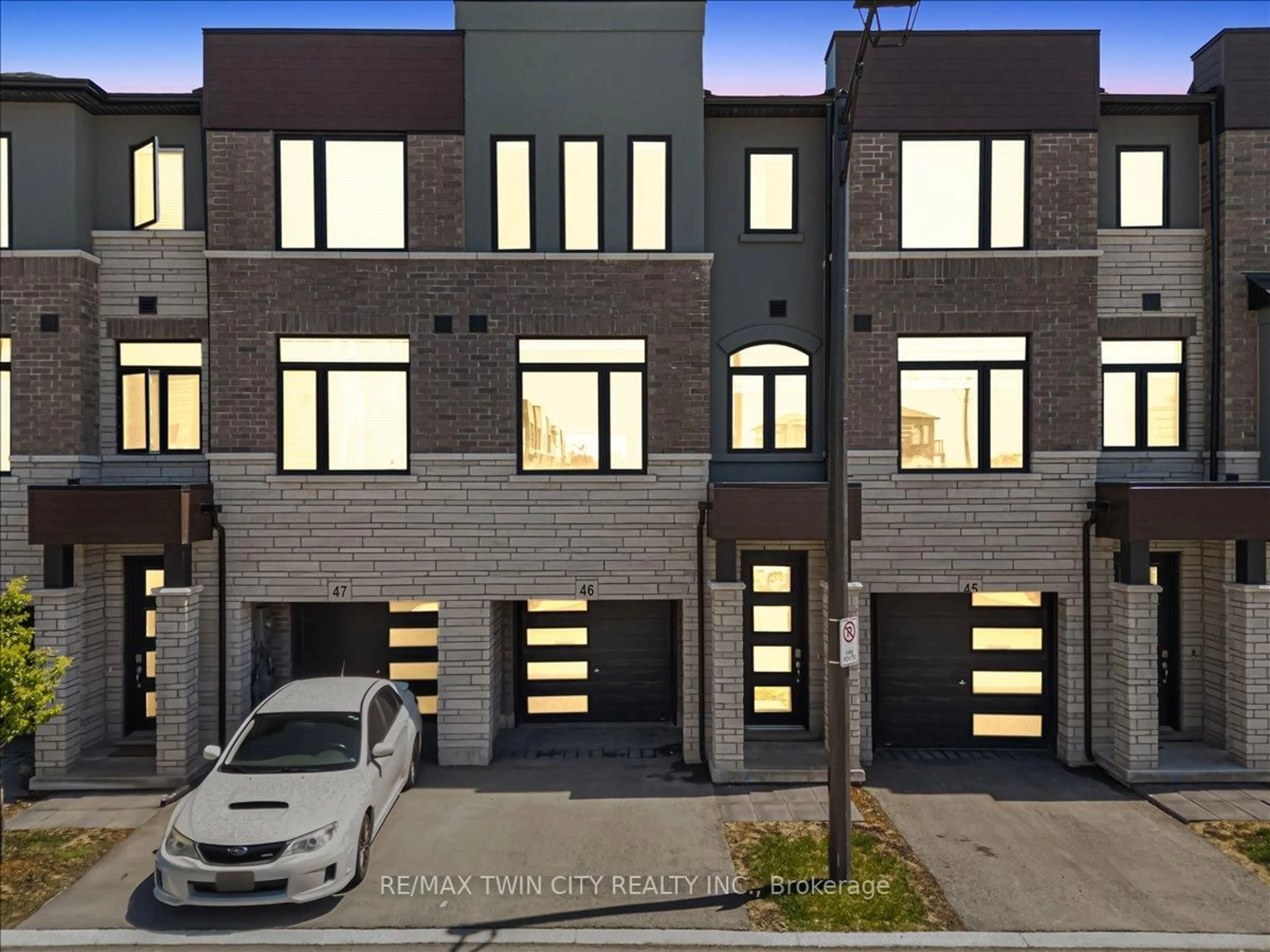 Home with brick exterior material, street for 290 Equestrian Way #46, Cambridge Ontario N3E 0E7