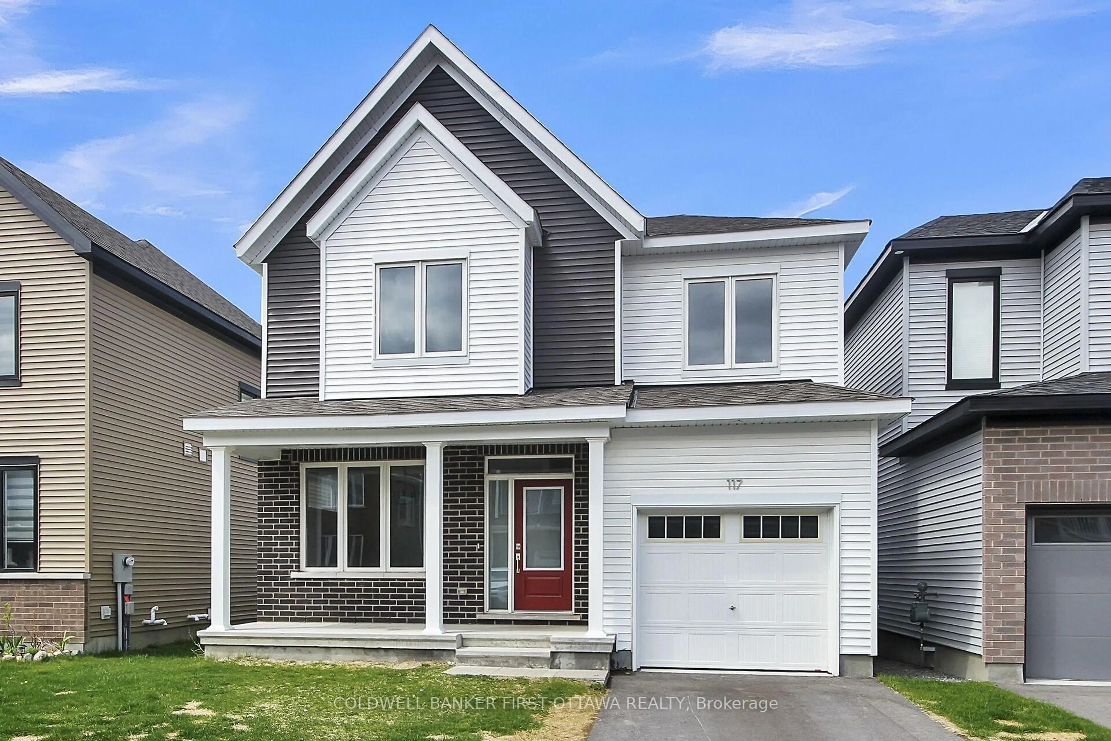 Home with vinyl exterior material, street for 117 Rugosa St, Kars Ontario K0A 2E0