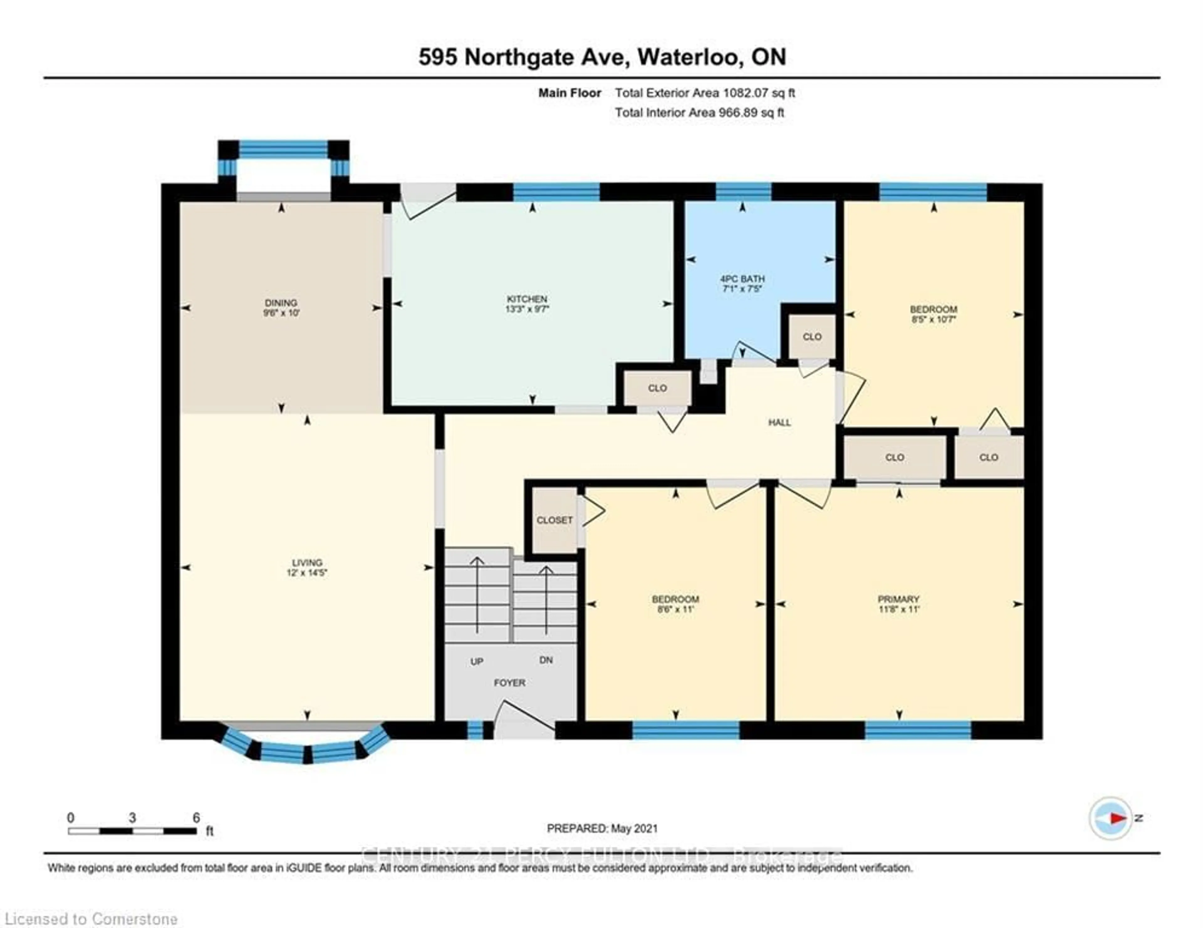 Floor plan for 595 Northgate Ave, Waterloo Ontario N2L 4R1