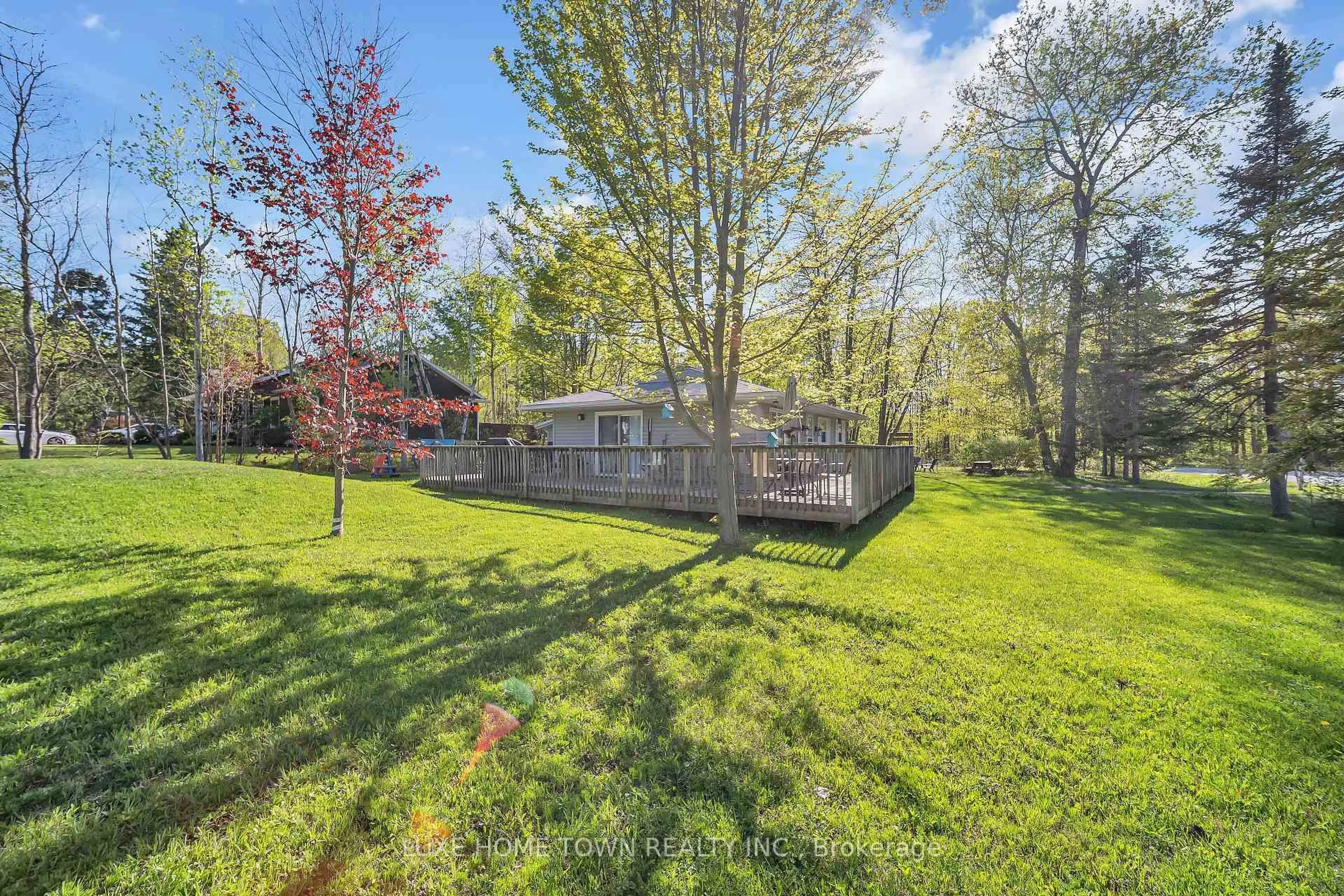 Patio, water/lake/river/ocean view for 2 BIRCH St, South Bruce Peninsula Ontario N0H 2G0