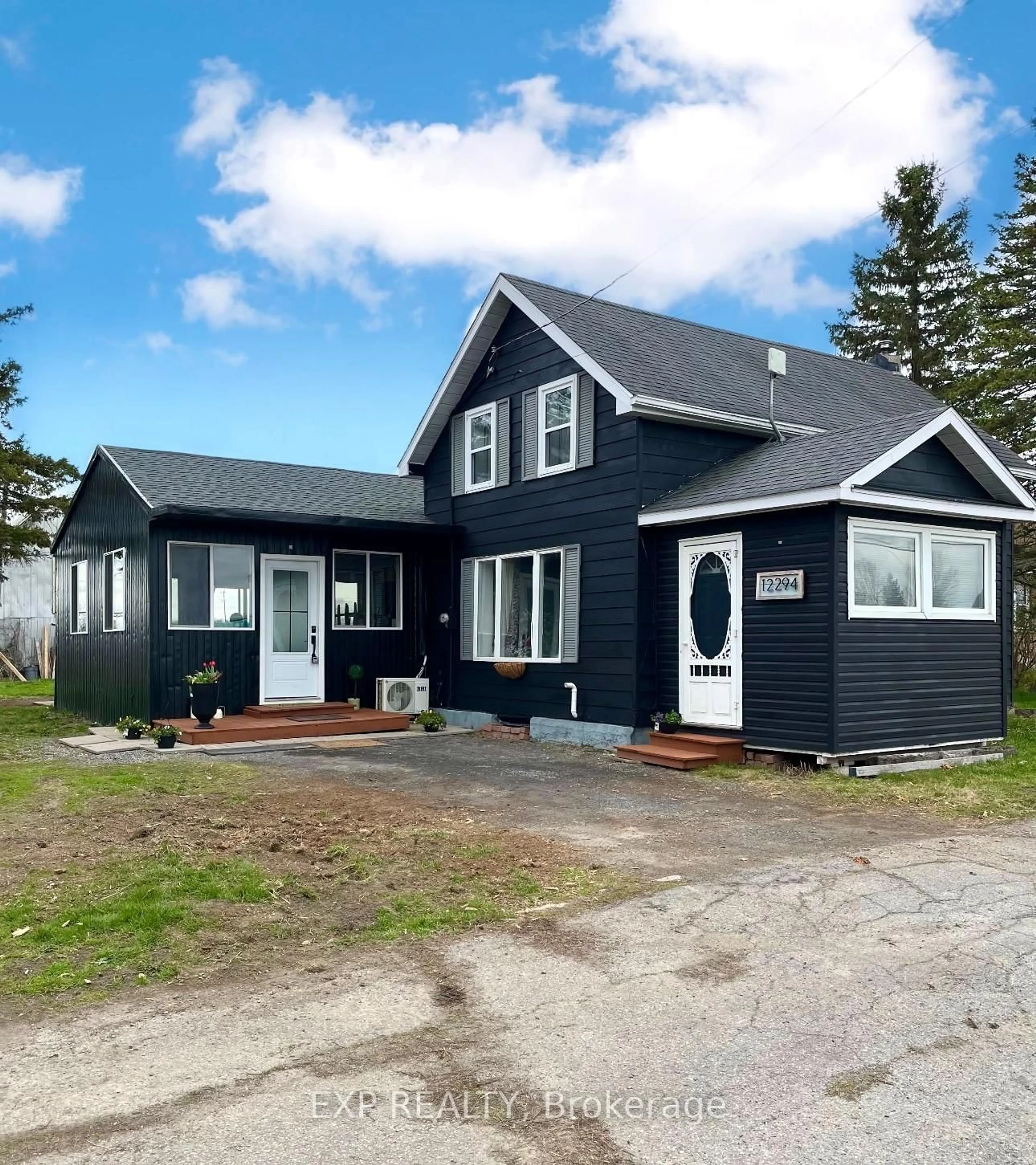 Home with vinyl exterior material, street for 12294 County Rd 5 Rd, South Dundas Ontario K0C 2L0