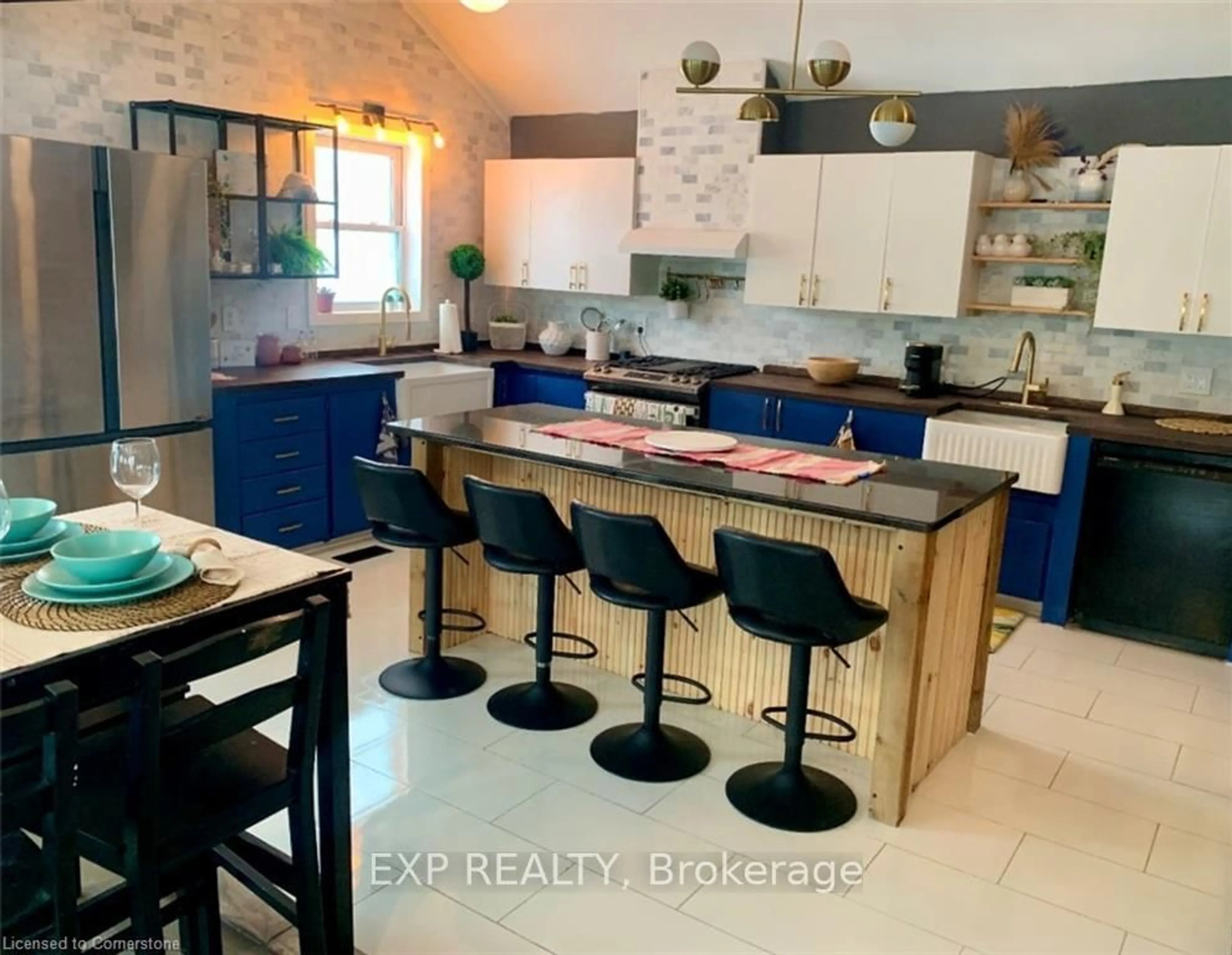 Open concept kitchen, ceramic/tile floor for 12294 County Rd 5 Rd, South Dundas Ontario K0C 2L0