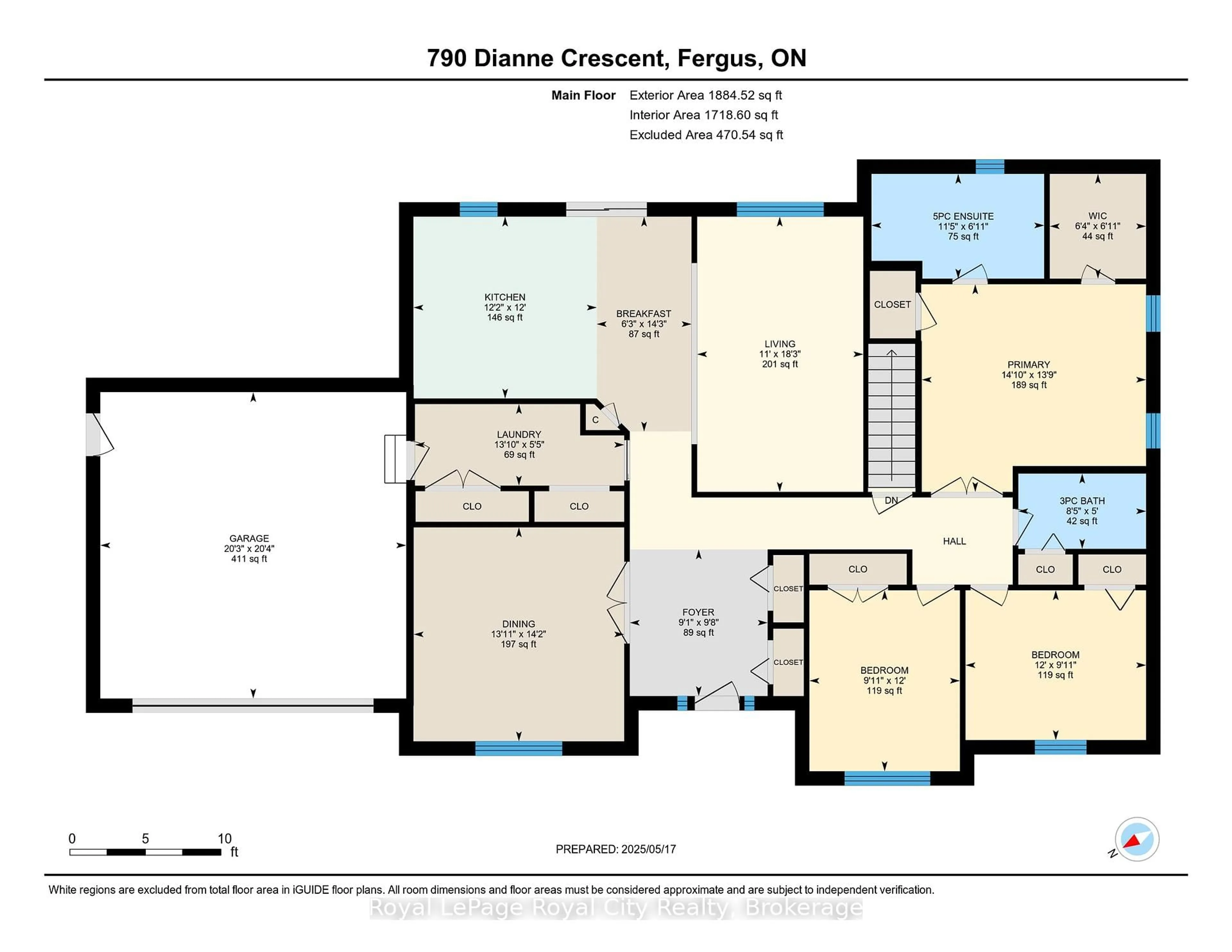 Floor plan for 790 Dianne Cres, Centre Wellington Ontario N1M 3N5