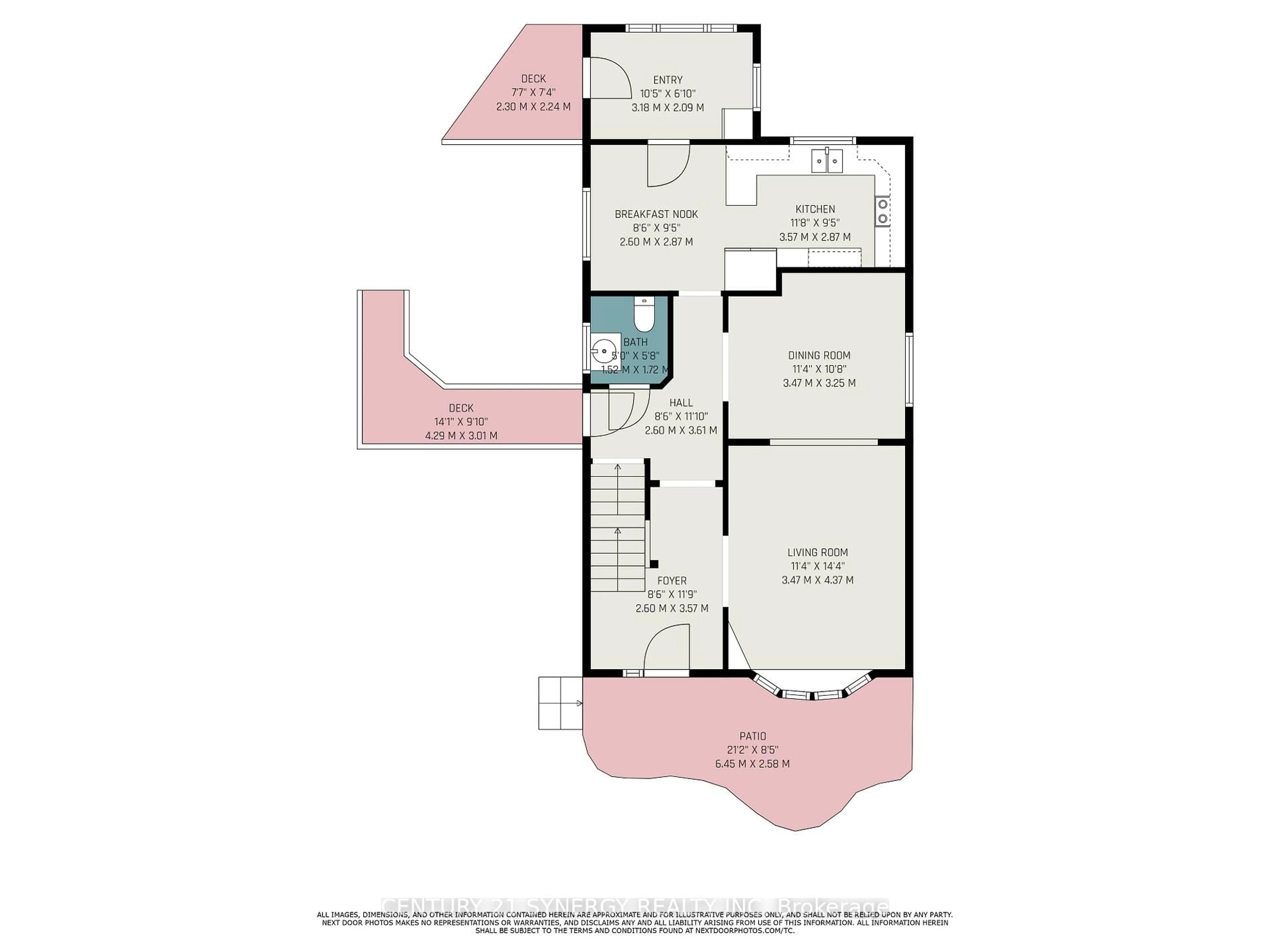 Floor plan for 453 PLEASANT PARK Rd, Ottawa Ontario K1H 5M9