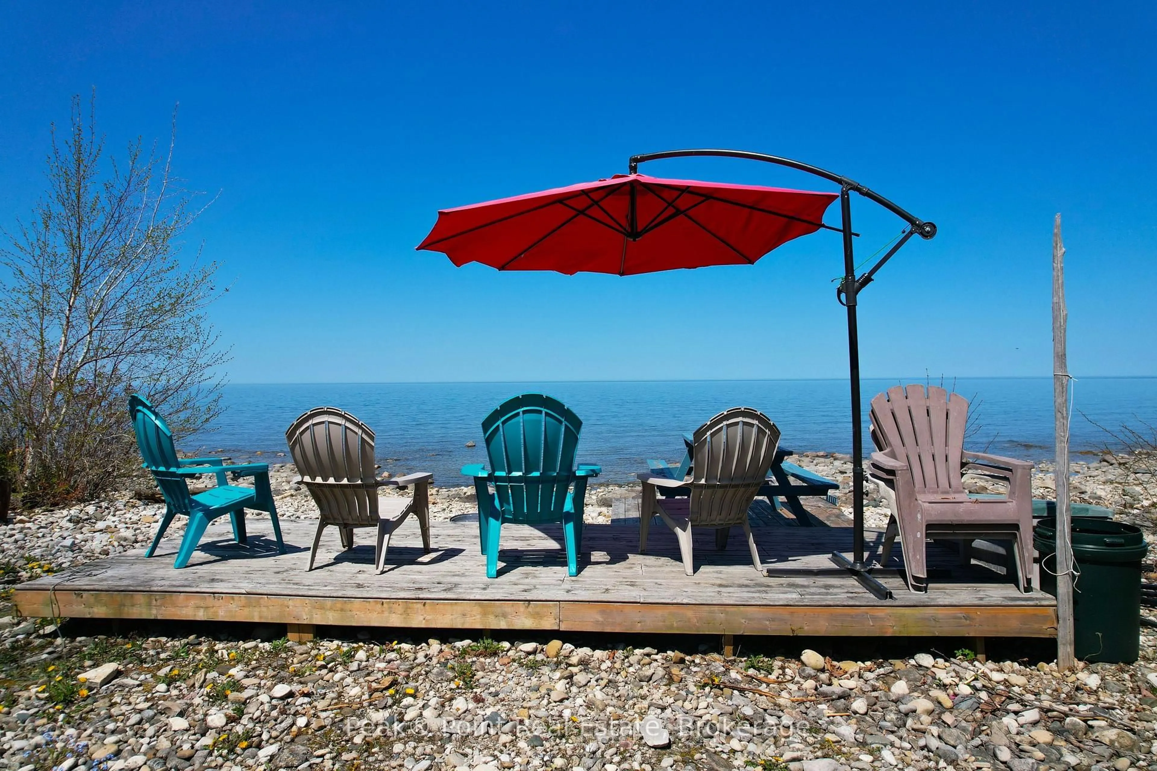 Patio, water/lake/river/ocean view for 371 BRUCE COUNTY #13 Rd, Native Leased Lands Ontario N0H 2G0