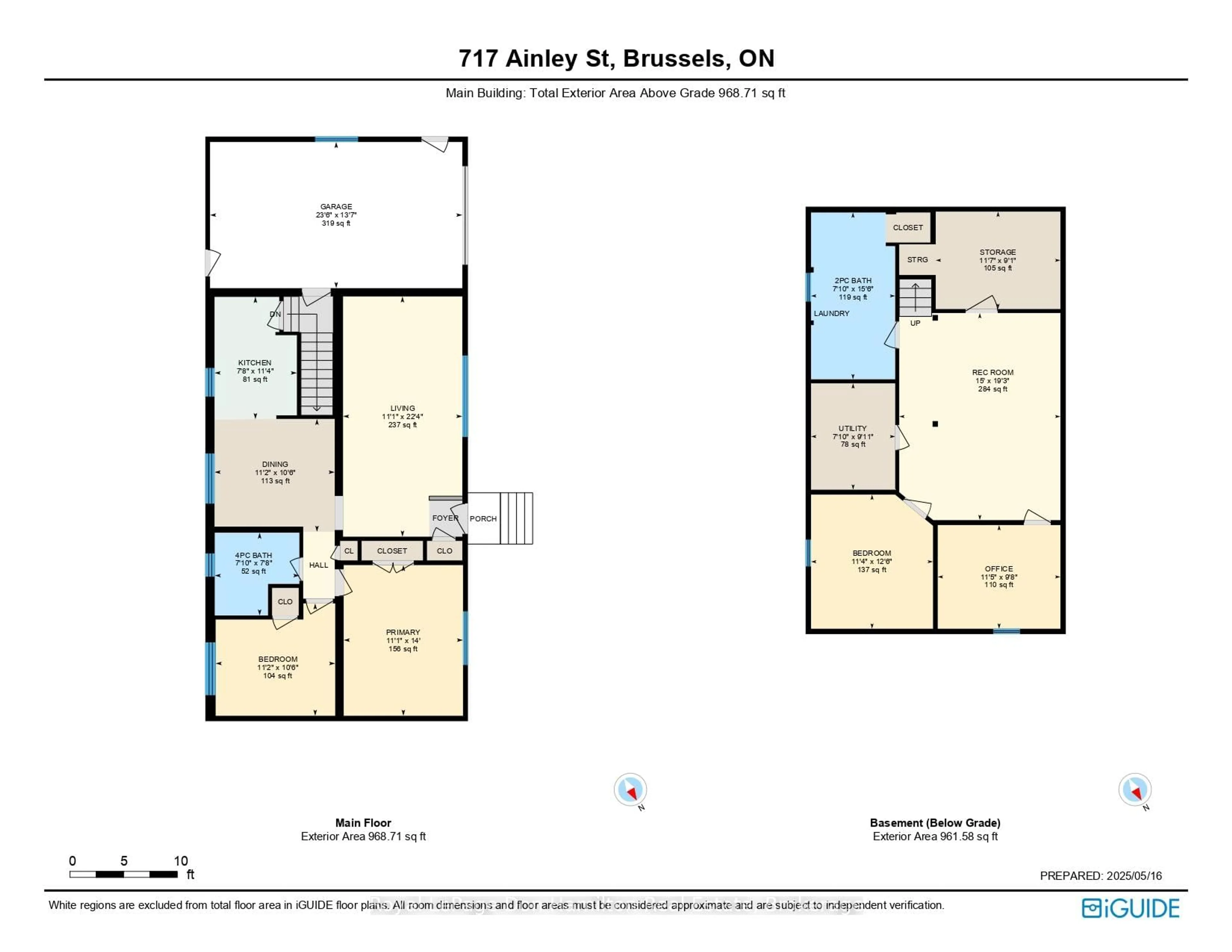 Floor plan for 717 Ainley St, Huron East Ontario N0G 1H0