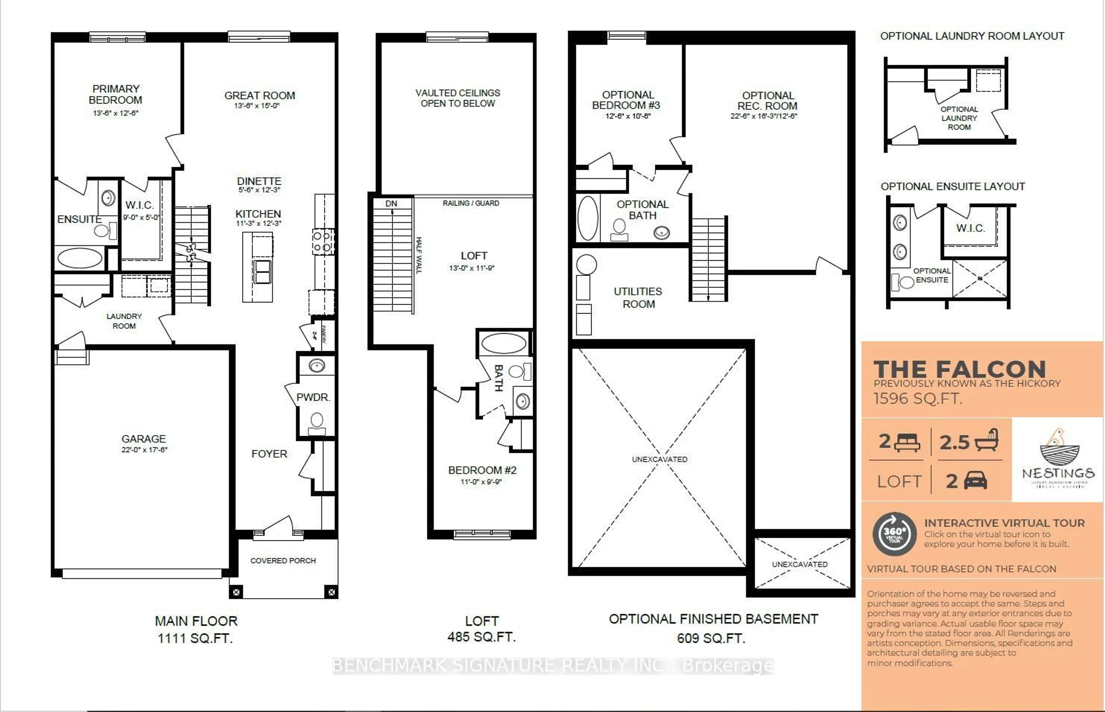 Floor plan for 0 Rob Blake Way #Lot 23, Norfolk Ontario N3Y 0E3