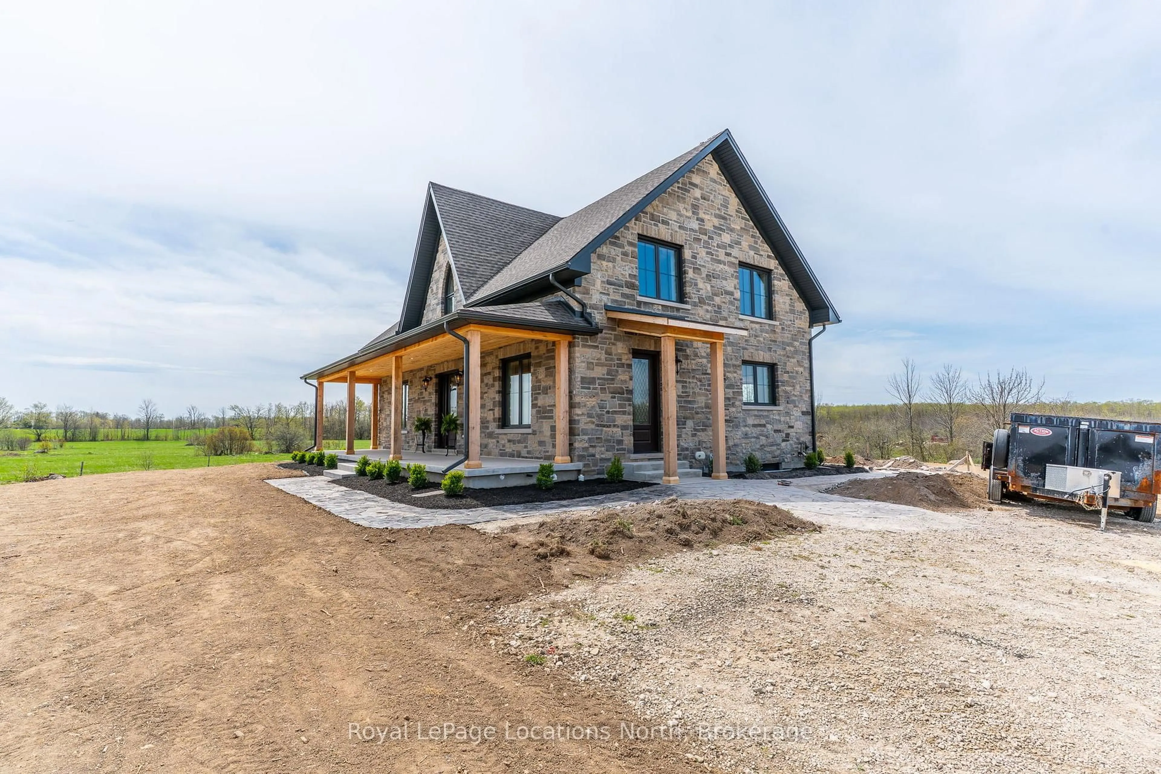 Home with brick exterior material, building for 1037 Purple Valley Rd, South Bruce Peninsula Ontario N0H 2T0