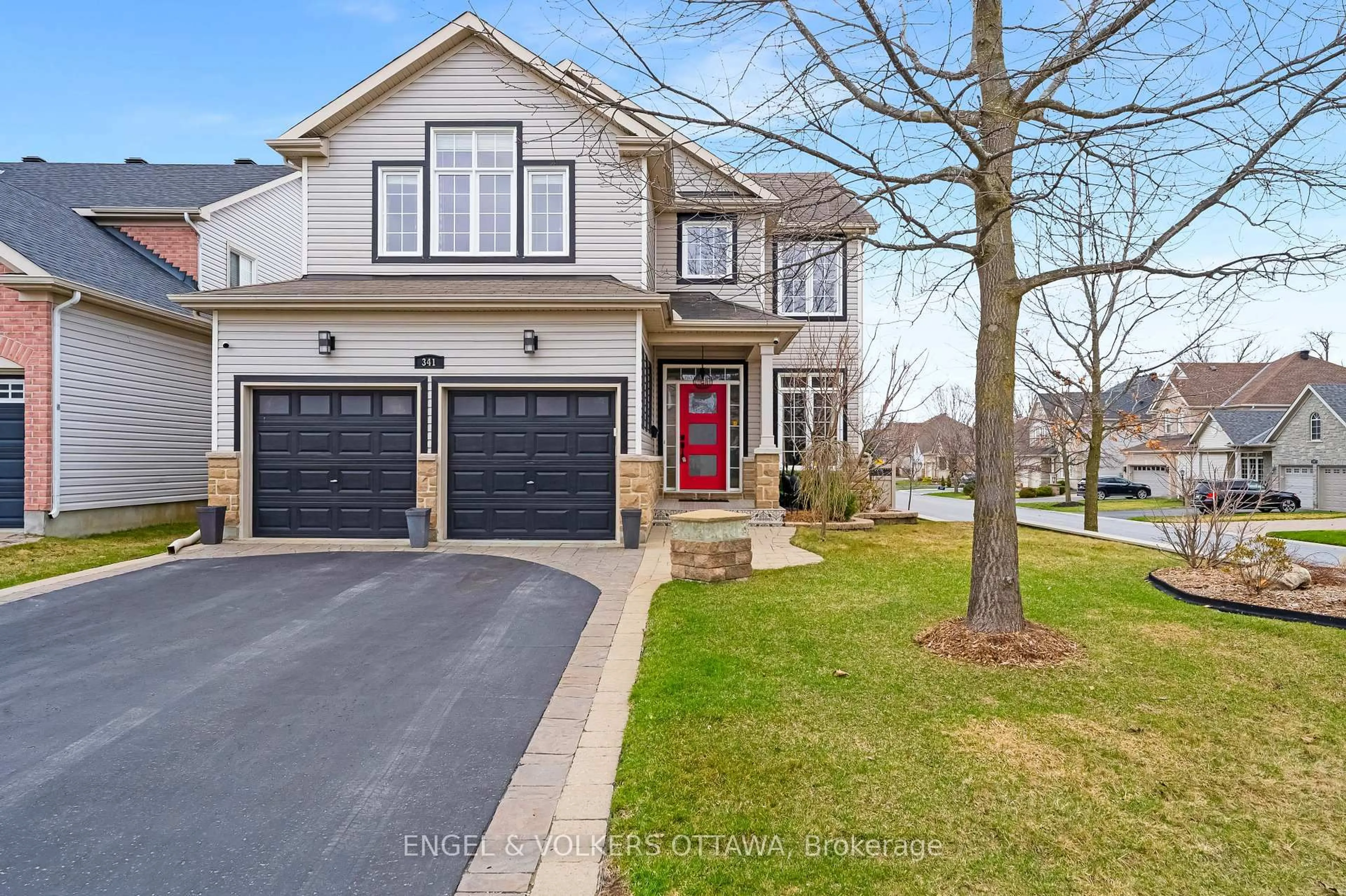 Home with brick exterior material, street for 341 Shadehill Cres, Ottawa Ontario K2J 0L6