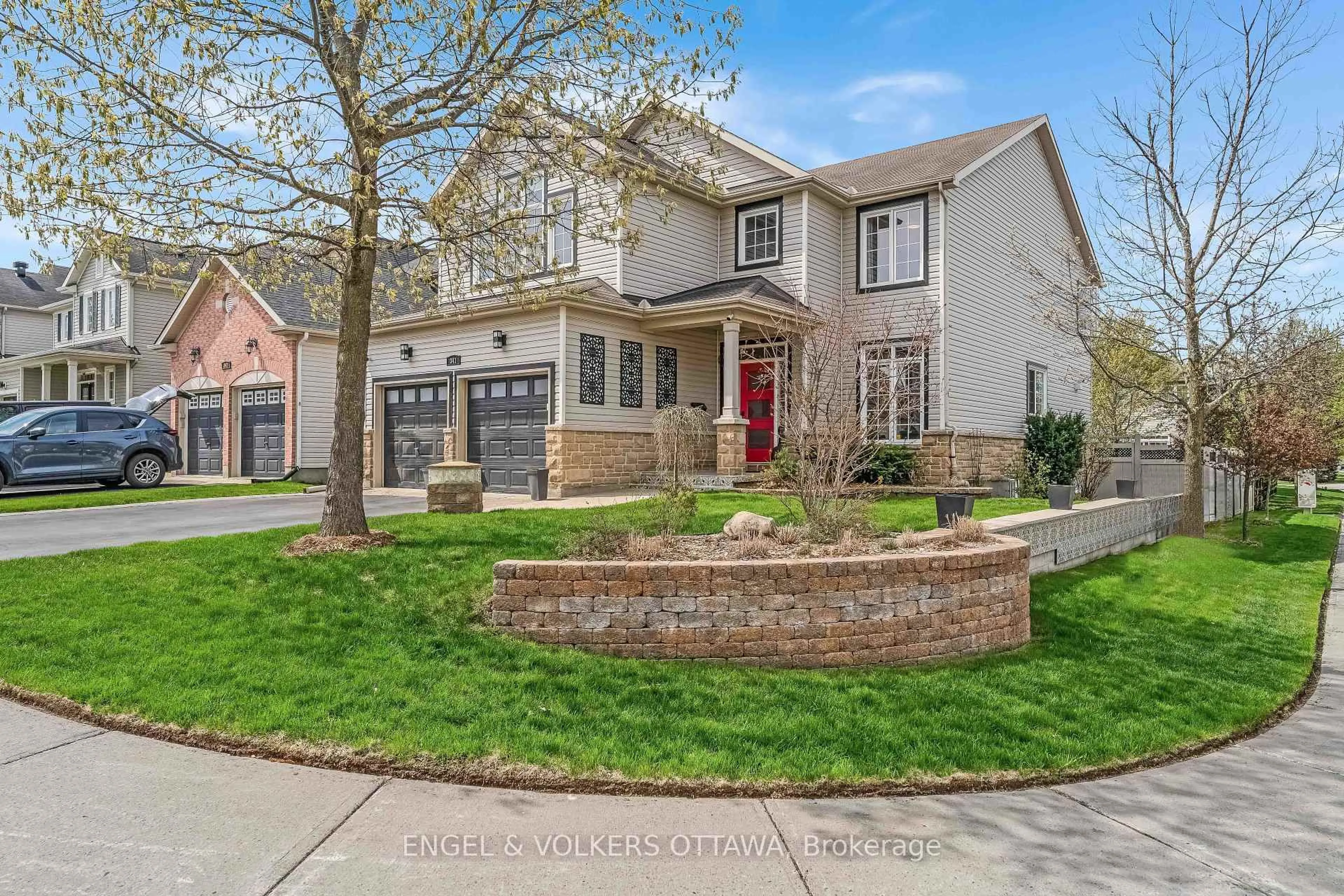 Home with brick exterior material, street for 341 Shadehill Cres, Ottawa Ontario K2J 0L6