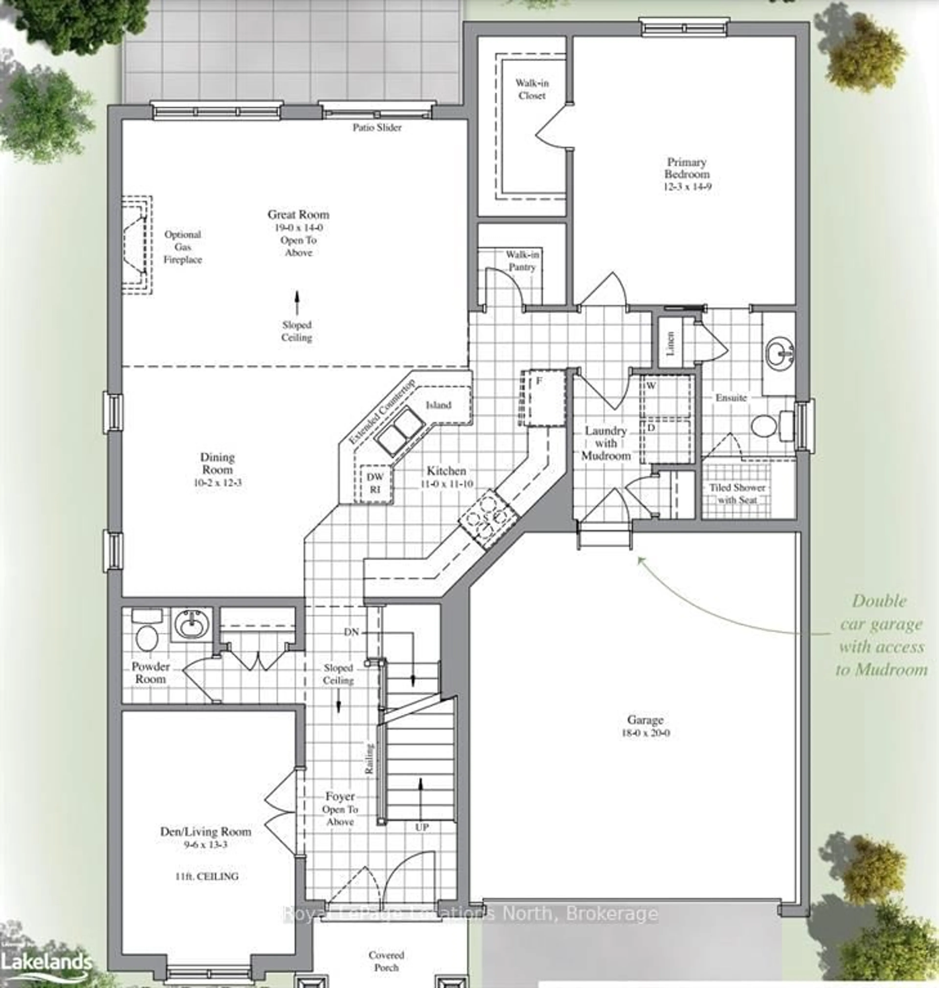 Floor plan for 117 Schooners Lane, Blue Mountains Ontario N0H 2P0