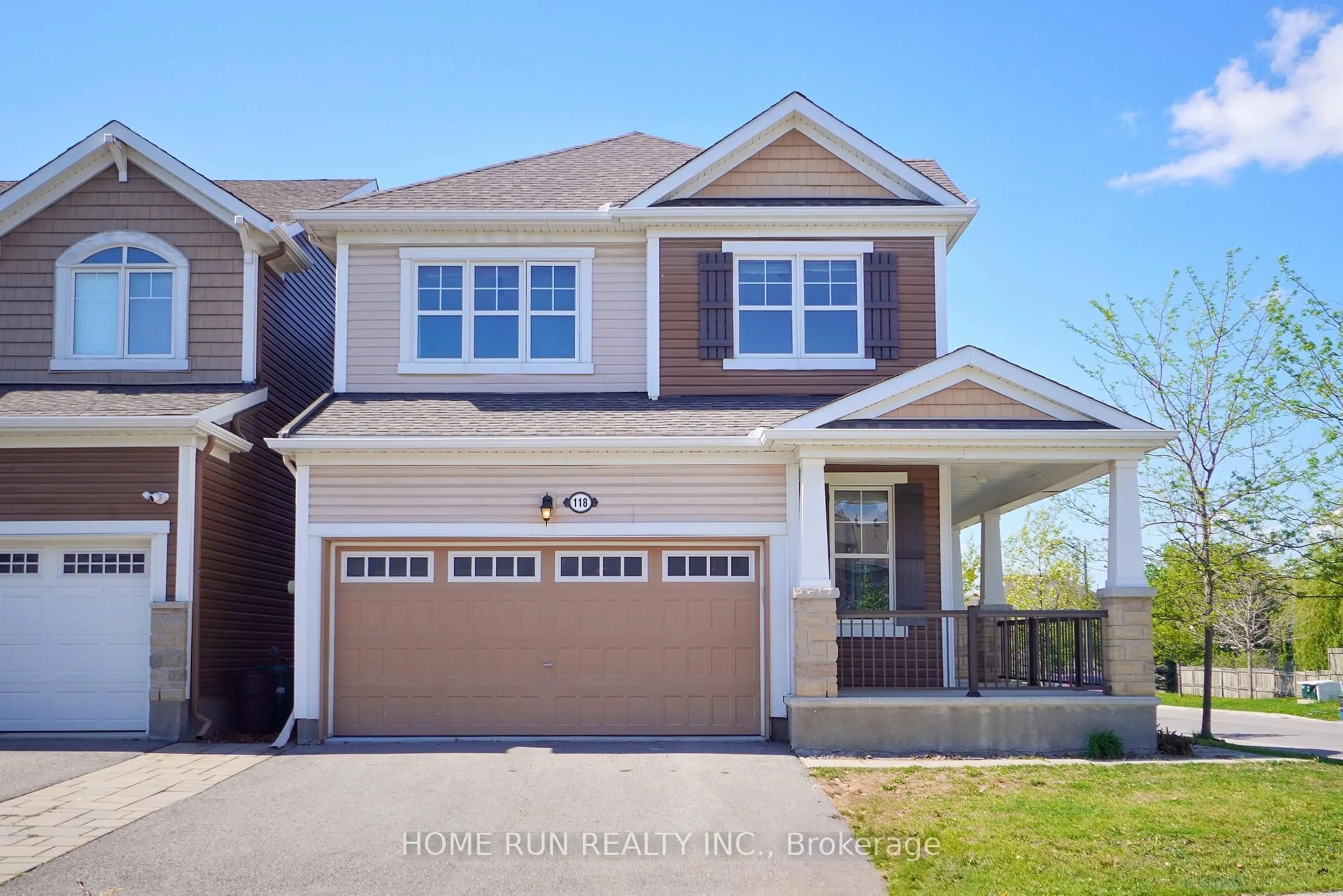 Home with vinyl exterior material, street for 118 DAMSELFLY Way, Ottawa Ontario K2J 6C4