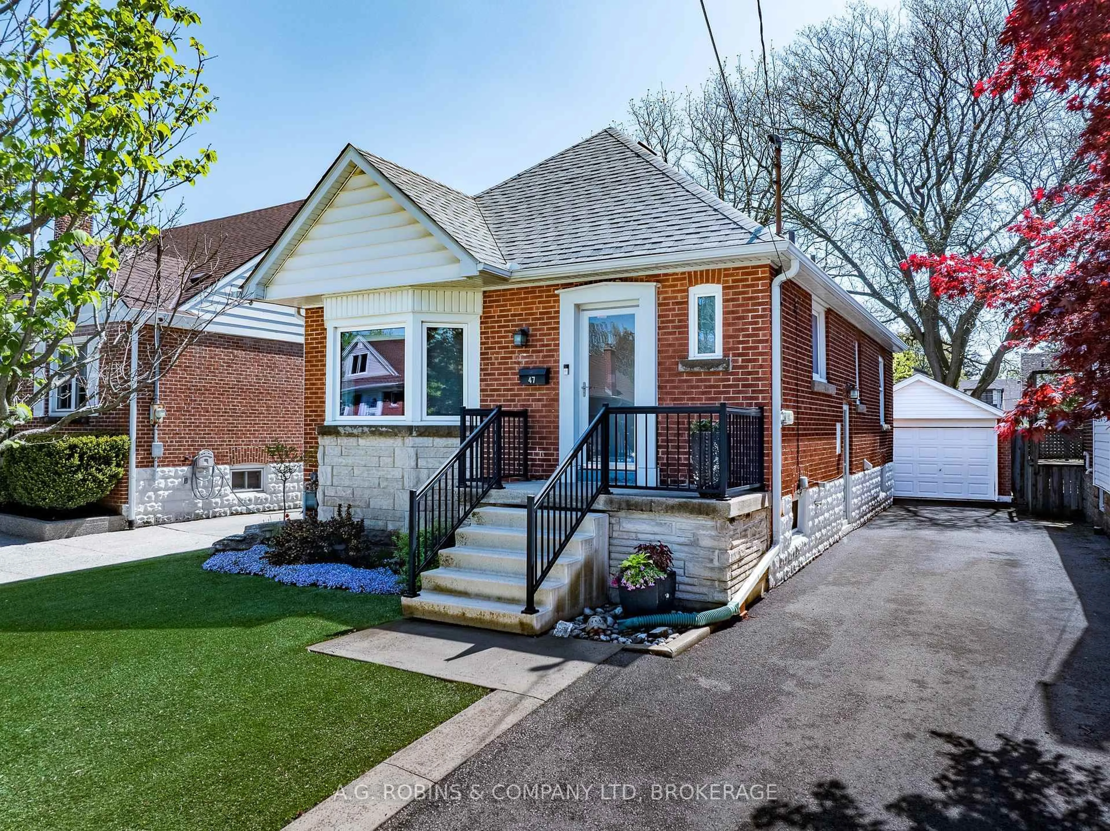 Home with brick exterior material, street for 47 Knyvet Ave, Hamilton Ontario L9A 3J6