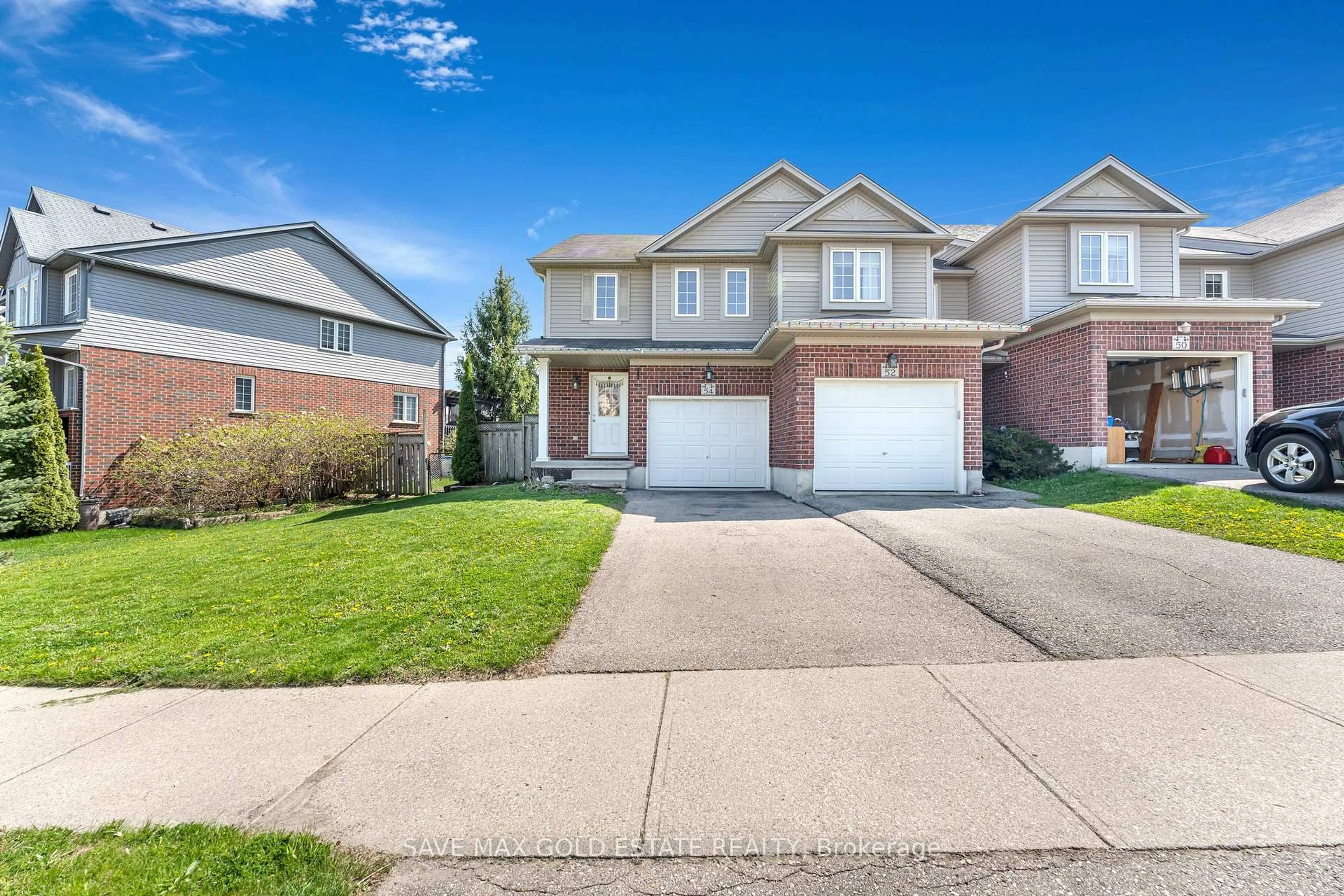 Home with brick exterior material, street for 54 Featherstone St, Kitchener Ontario N2R 1Z4