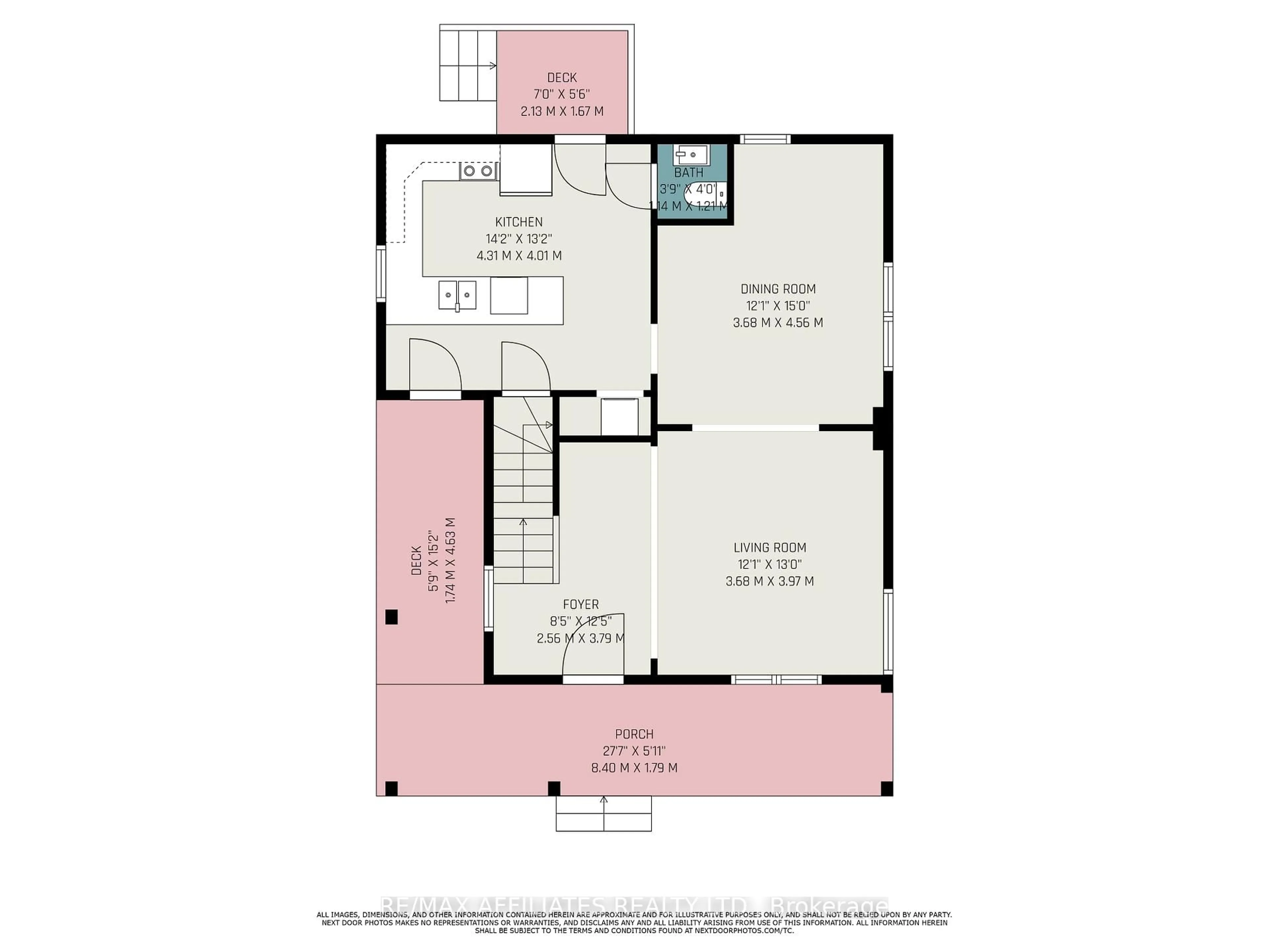 Floor plan for 2 Maitland St, Smiths Falls Ontario K7A 2K7