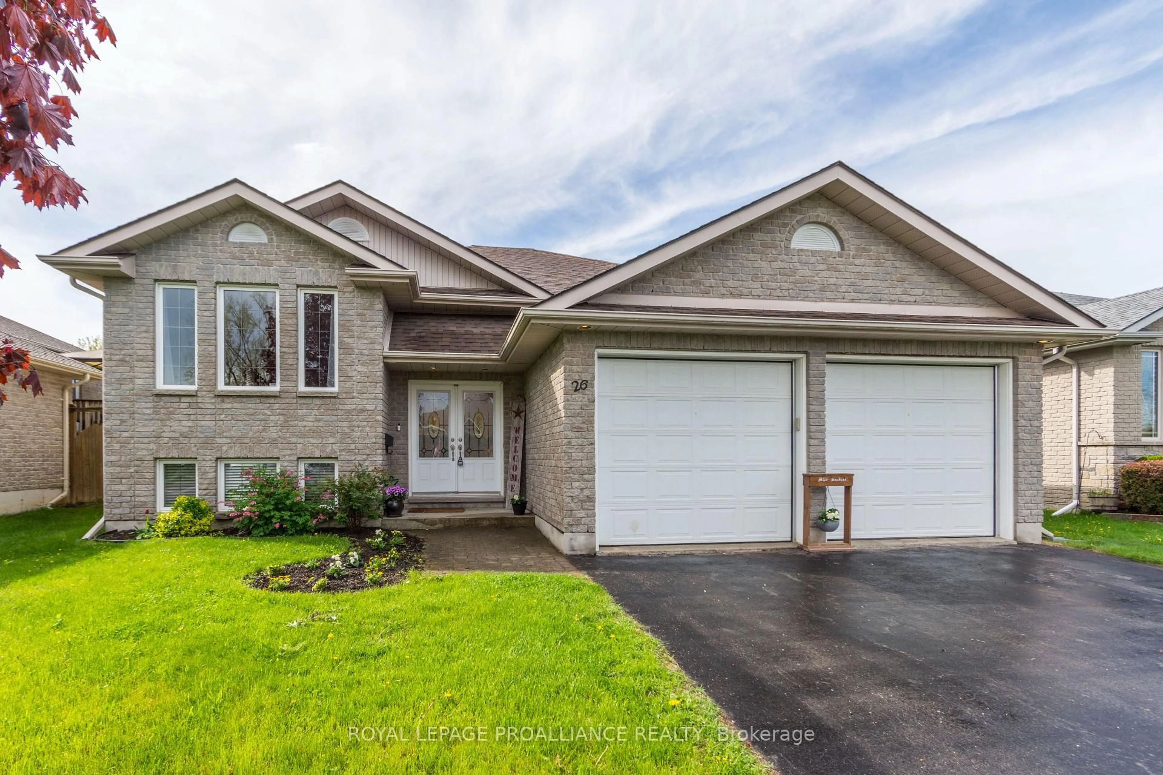 Home with brick exterior material, street for 26 Northview Lane, Quinte West Ontario K8V 6X5